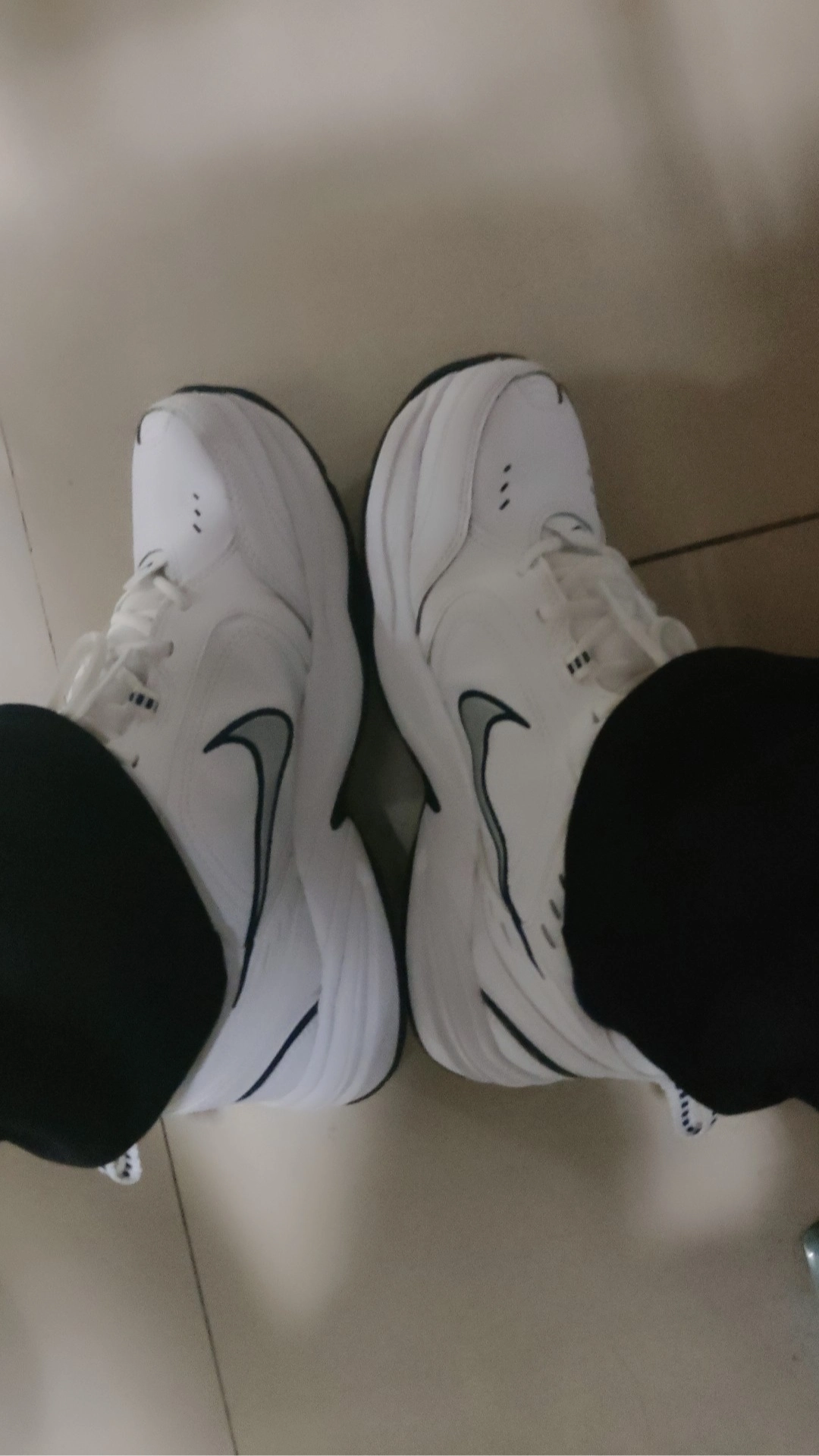 custom review-Nike Air Monarch Iv White Navy