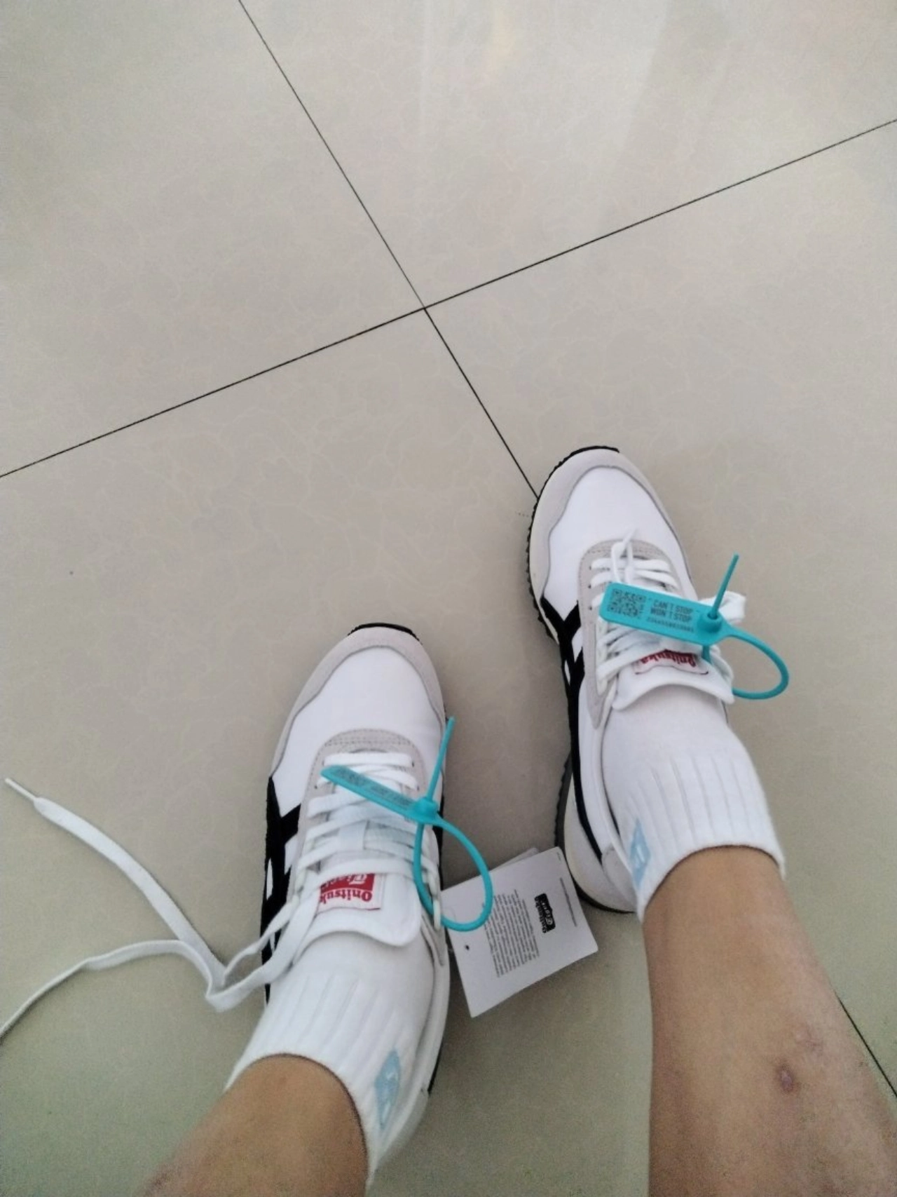custom review-Onitsuka Tiger Dualio Low Black White