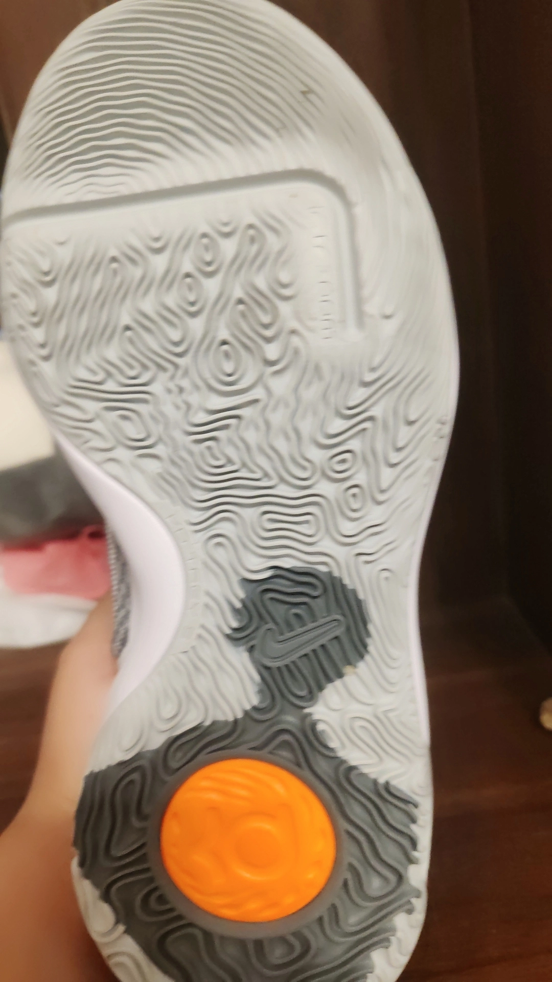 custom review-Nike KD Trey 5 IX MID Топ Баскетбольные кроссовки Унисекс Белый Серый Азиатская версия