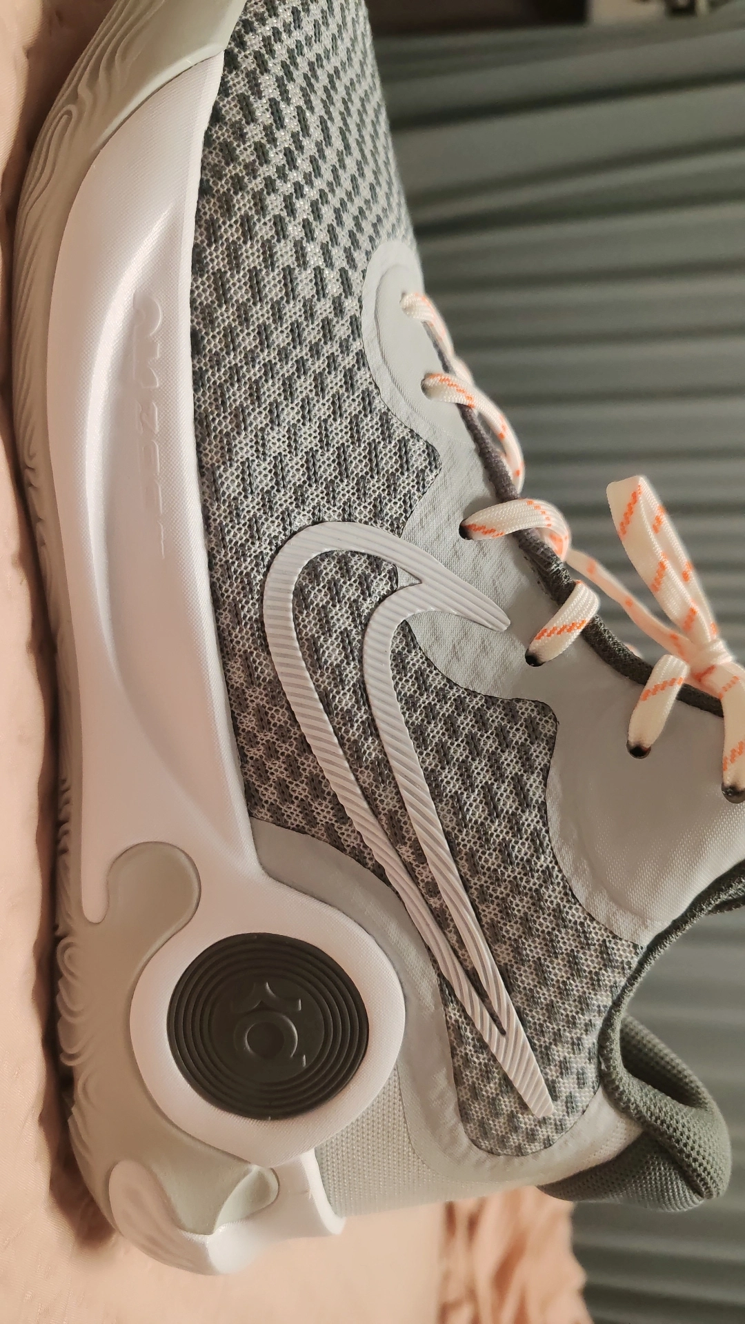 custom review-Nike KD Trey 5 IX MID Топ Баскетбольные кроссовки Унисекс Белый Серый Азиатская версия