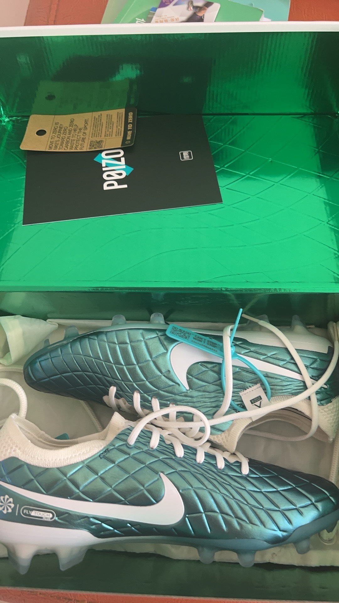 custom review-Nike Tiempo Legend 10 FG Твердый грунт Противоскользящие Устойчивые к истиранию Футбольные бутсы Мужские Циановый