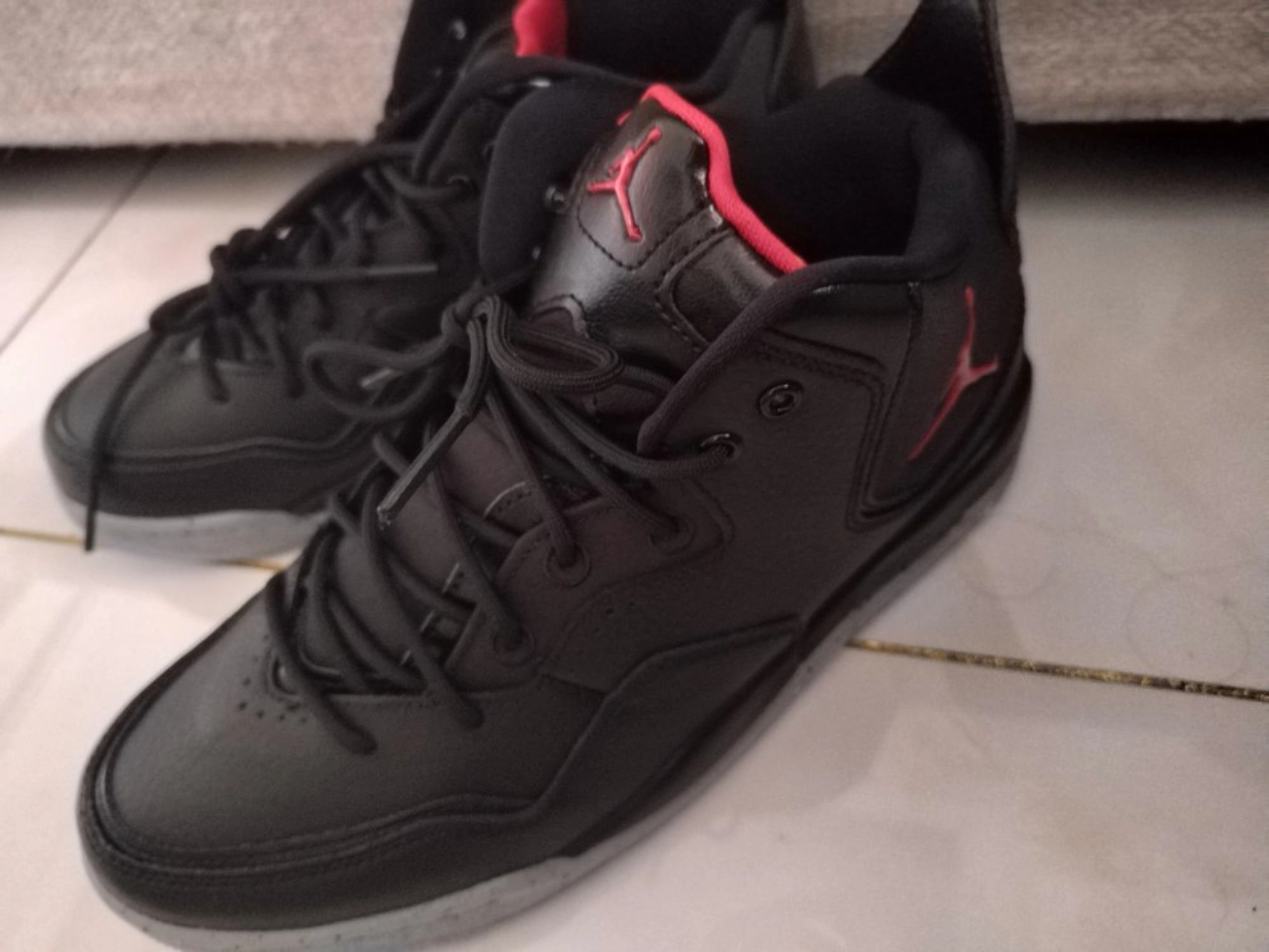 custom review-Jordan Courtside 23 Black Particle Grey