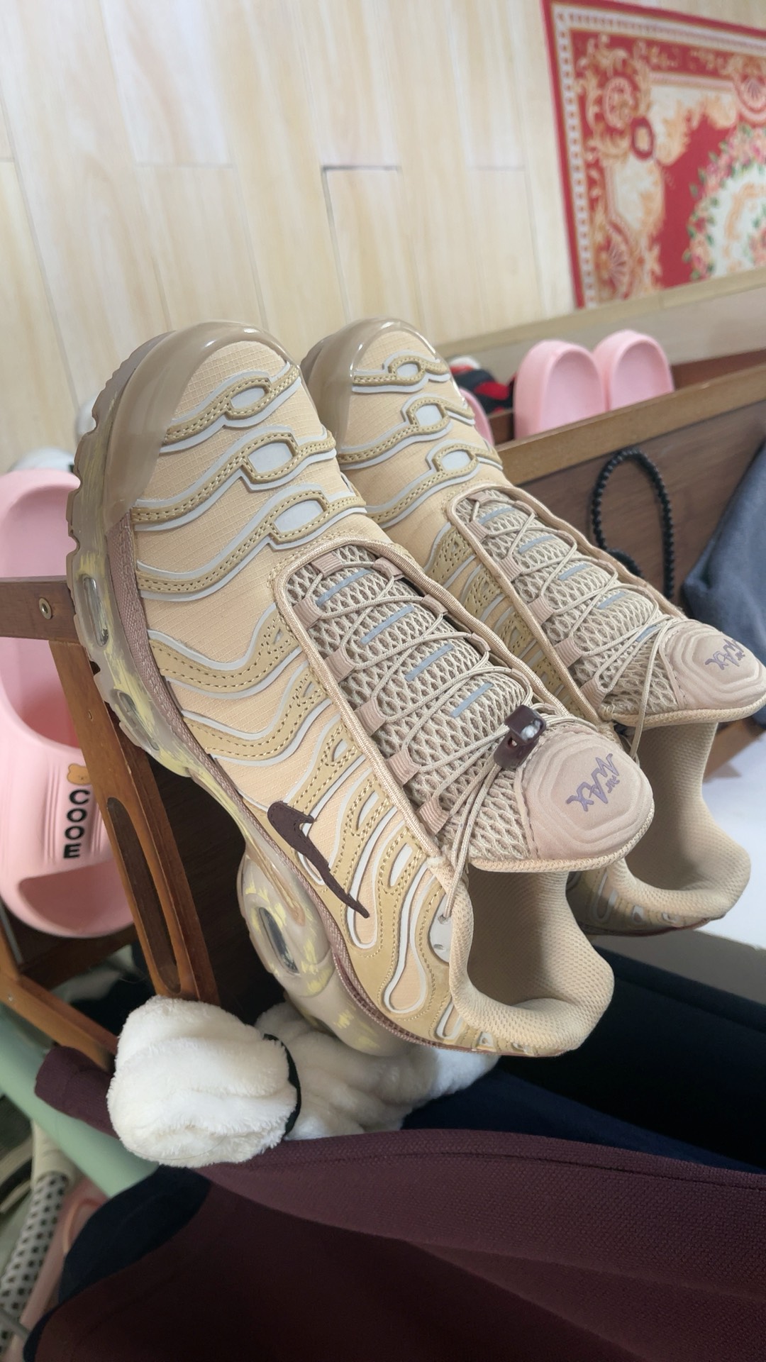 custom review-Nike Air Max Plus Устойчивый к истиранию Низкий Топ Casual Мужской Желтый Черный