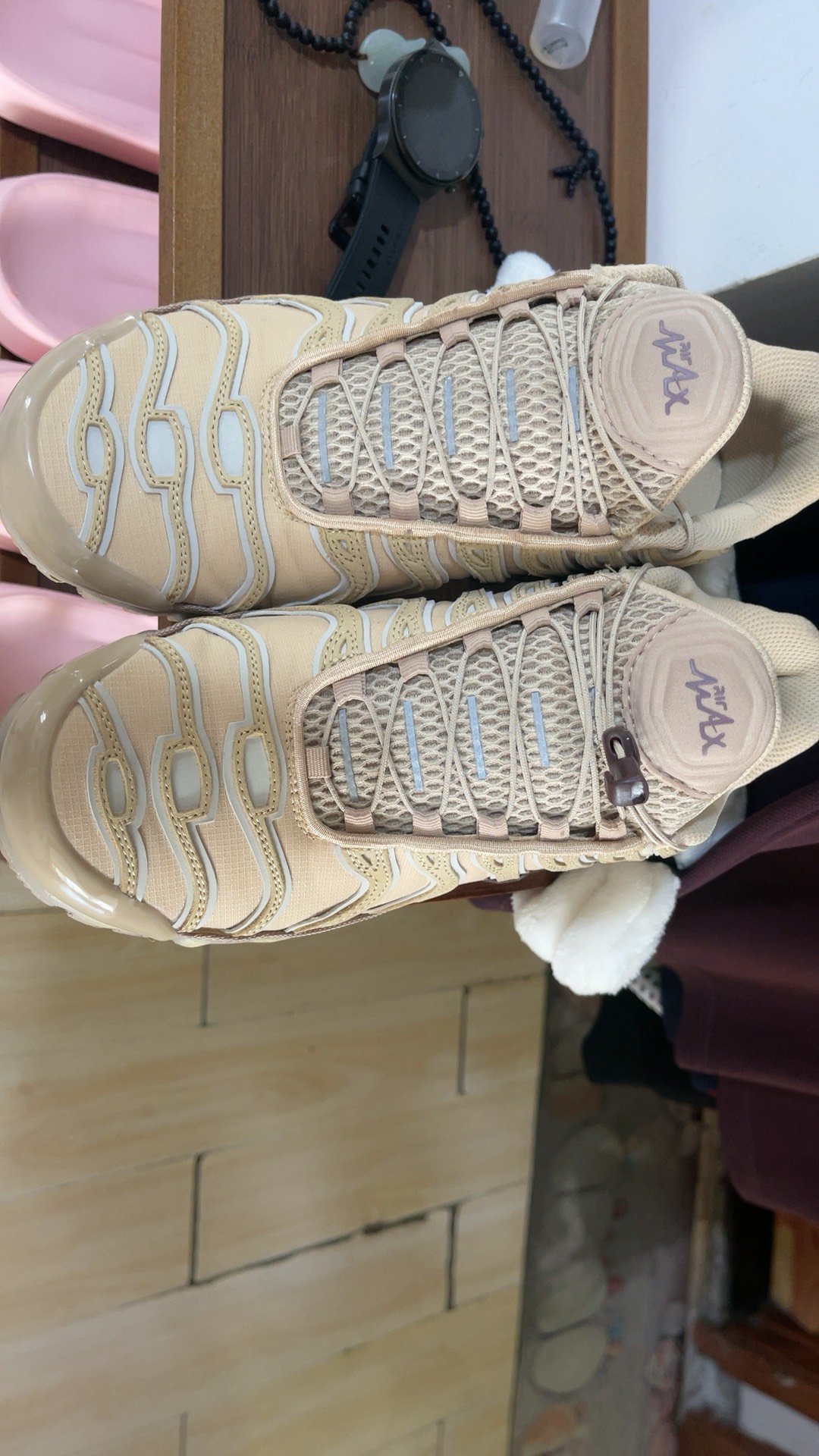 custom review-Nike Air Max Plus Устойчивый к истиранию Низкий Топ Casual Мужской Желтый Черный