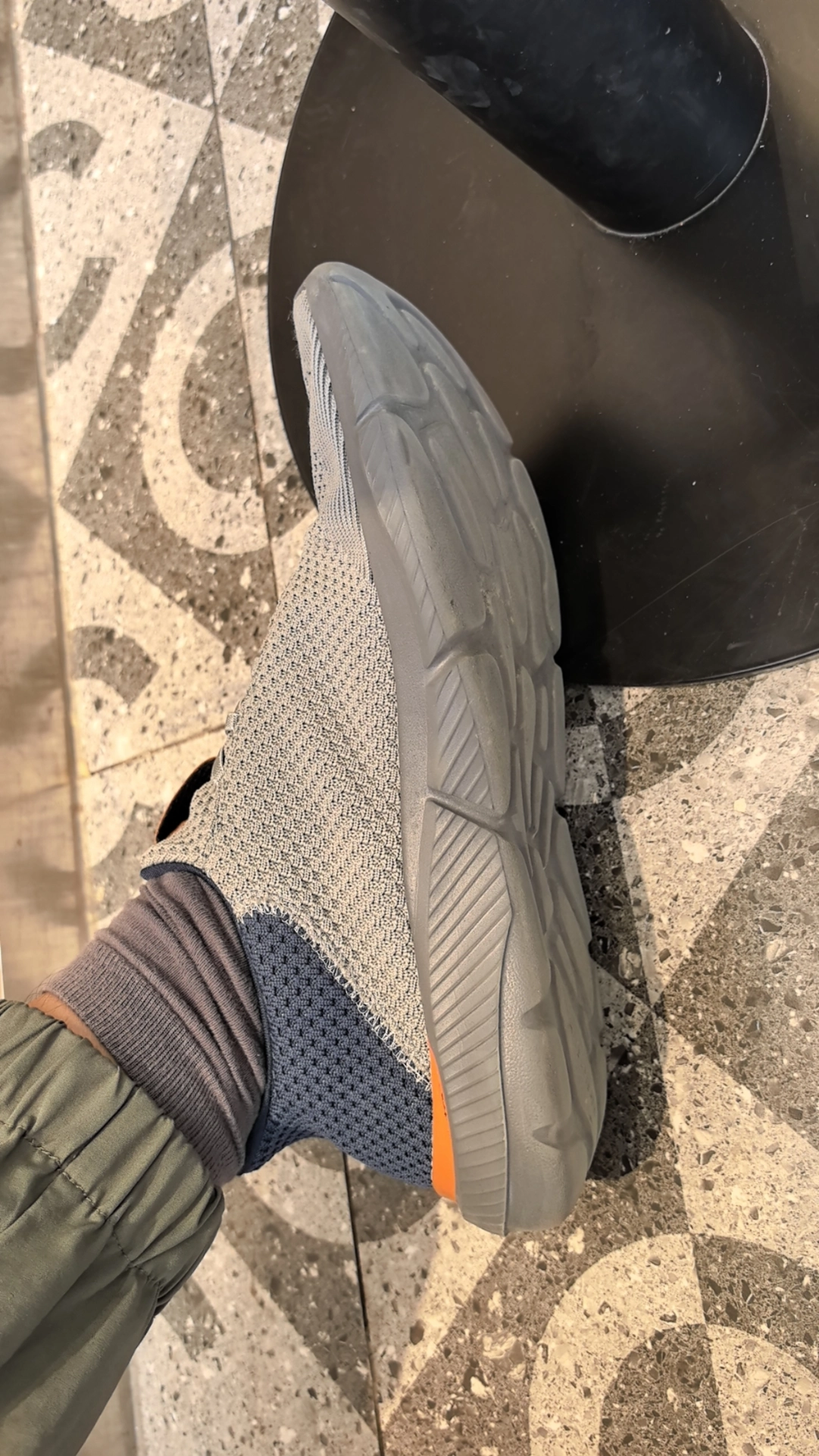 custom review-Skechers Ingram Low Top Беговые кроссовки Мужские Серый Синий