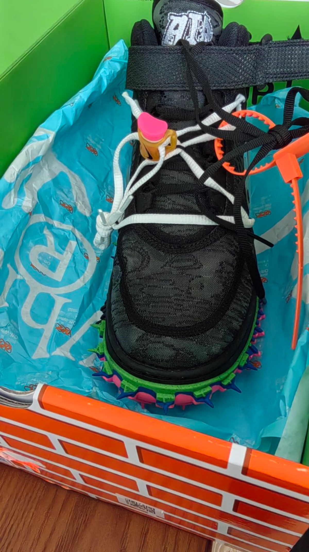 custom review-OFF Белый x Nike Air Force 1 SP MID Скейтборд Кроссовки Унисекс Черный