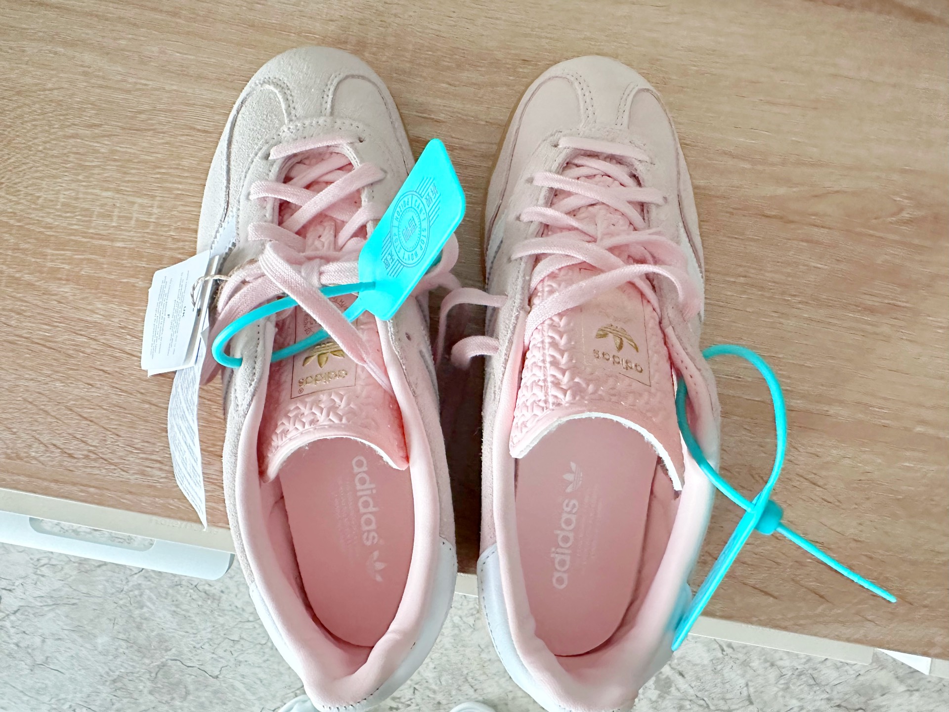 custom review-Adidas Gazelle Indoor Sandy Pink Women's