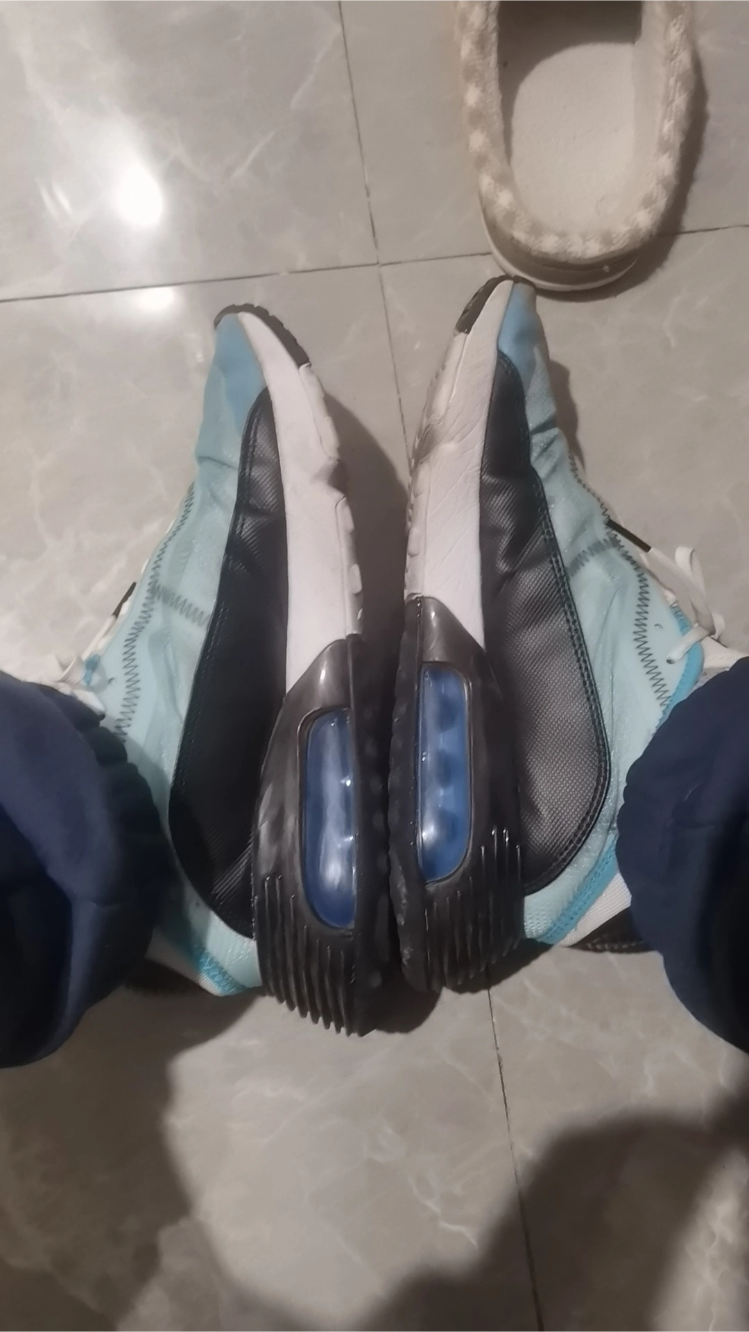 custom review-Nike Air Max 2090 Low Топ Повседневные Беговые Кроссовки Мужские Белые Синие