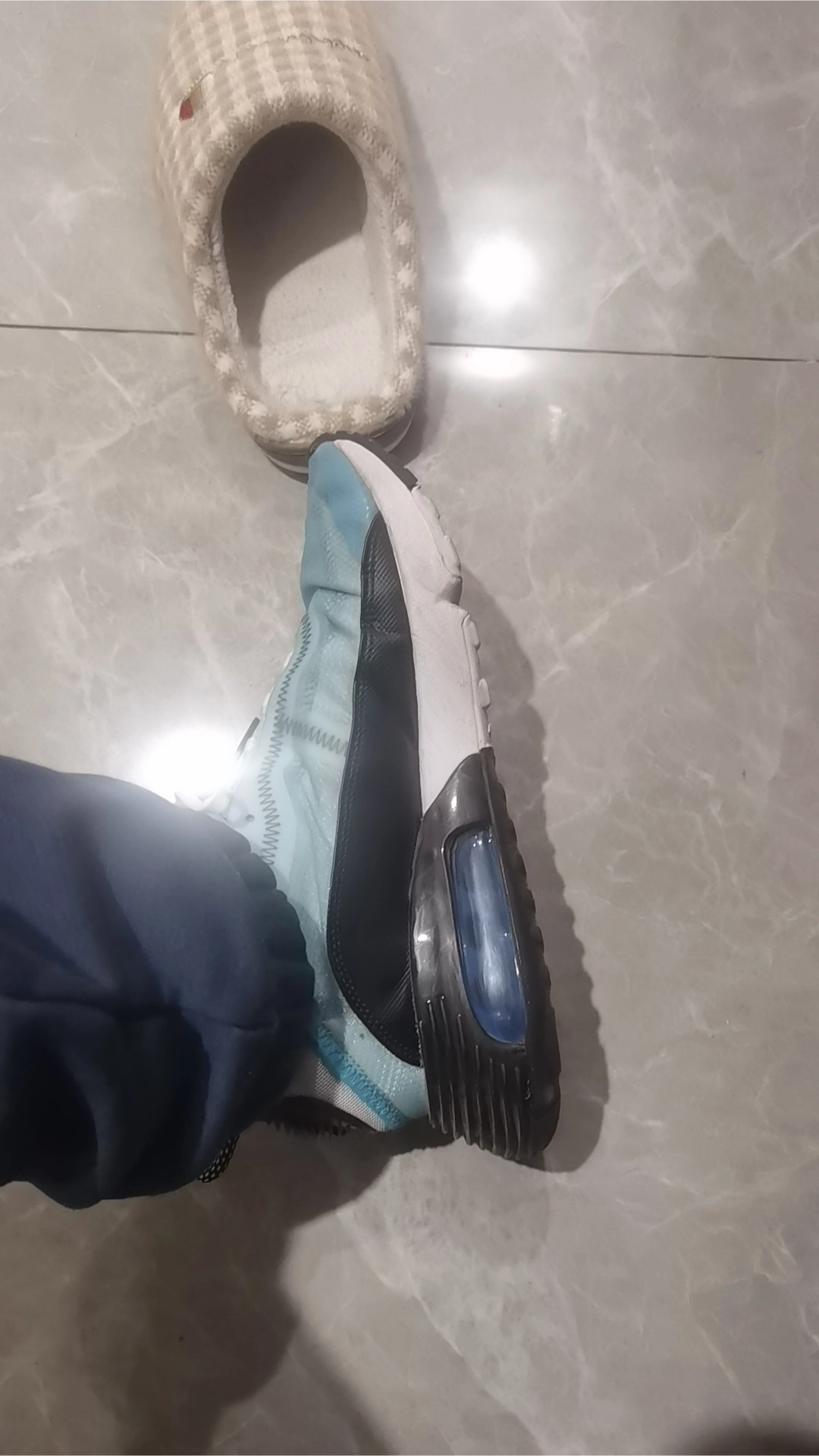 custom review-Nike Air Max 2090 Low Топ Повседневные Беговые Кроссовки Мужские Белые Синие