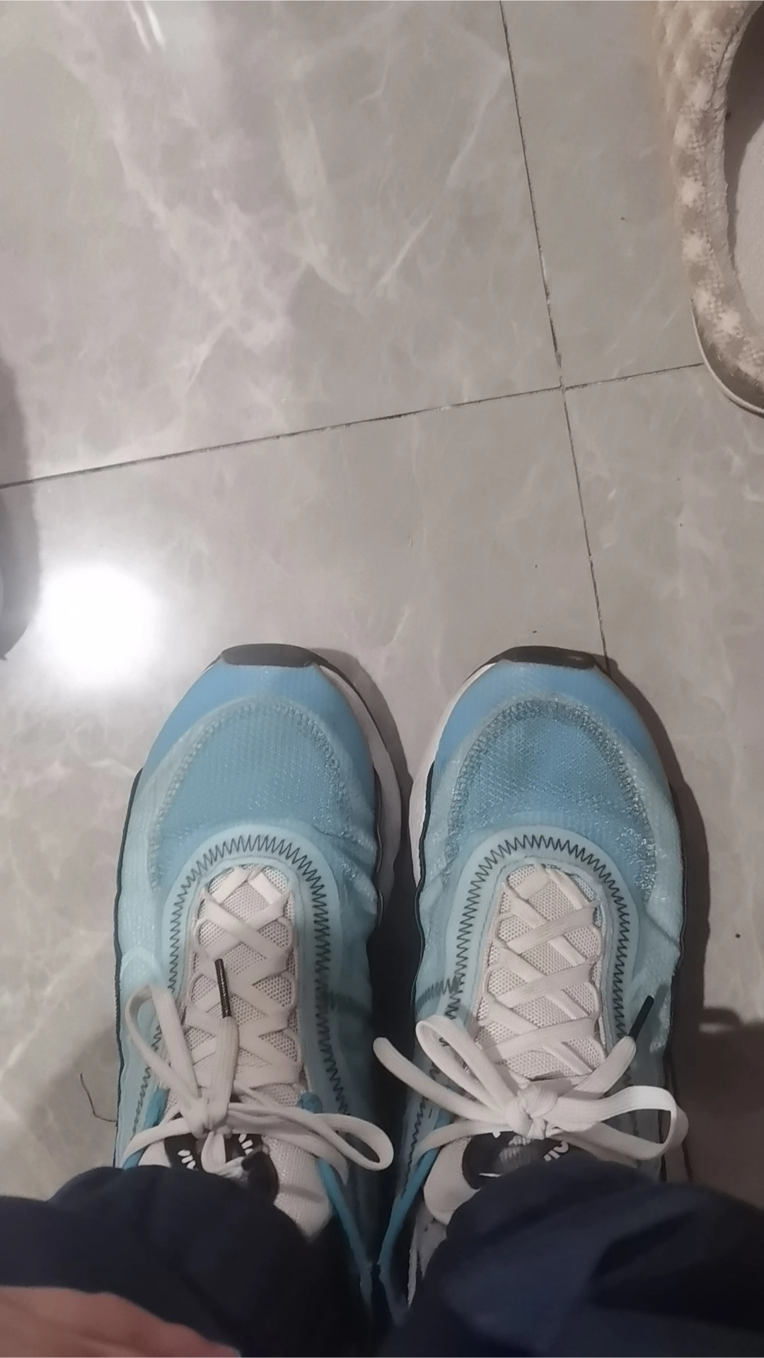 custom review-Nike Air Max 2090 Low Топ Повседневные Беговые Кроссовки Мужские Белые Синие