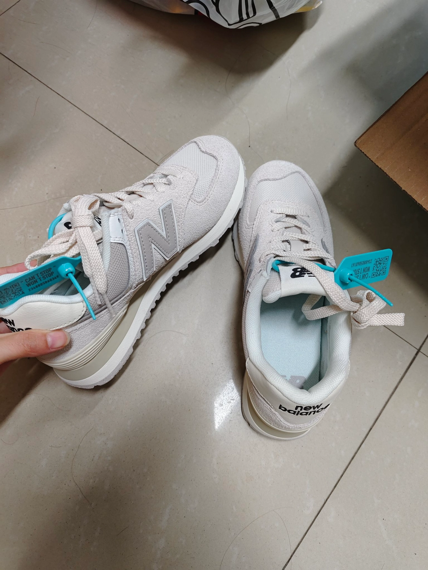 custom review-New Balance NB 574 Амортизация Противоскользящий Устойчивый к истиранию Дышащий Низкий Топ