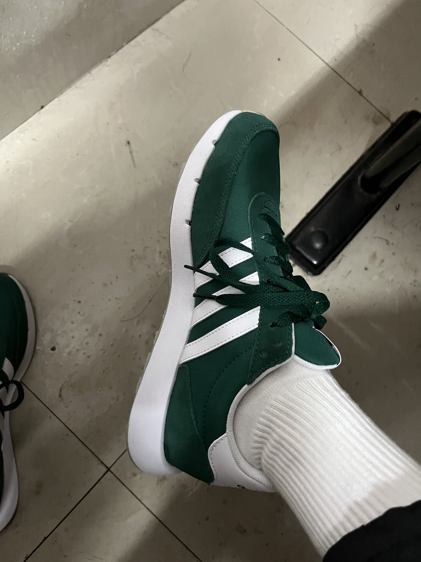 custom review-ADIDAS NEO Run 60s 2,0 Low Топ Повседневные Беговые Кроссовки Мужские Зеленые Белые