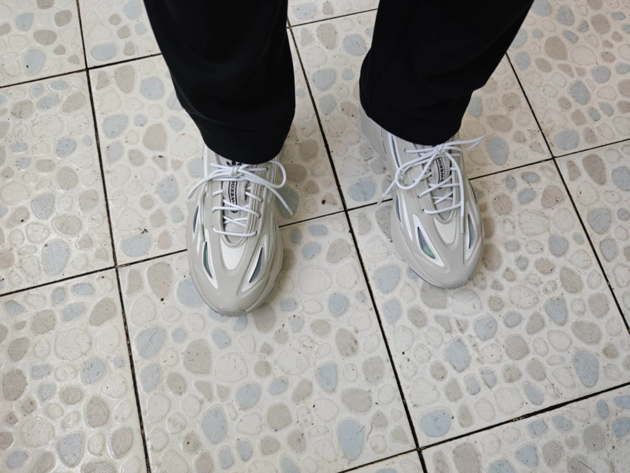 custom review-Adidas Originals Ozweego Celo противоскользящий устойчивый к истиранию низкий топ повседневная обувь унисекс серый