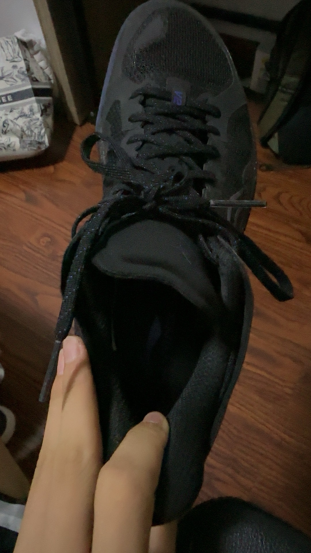 custom review-Подкладка Blade 4V2 амортизация противоскользящий легкий отскок низкий топ баскетбольные кроссовки мужской черный