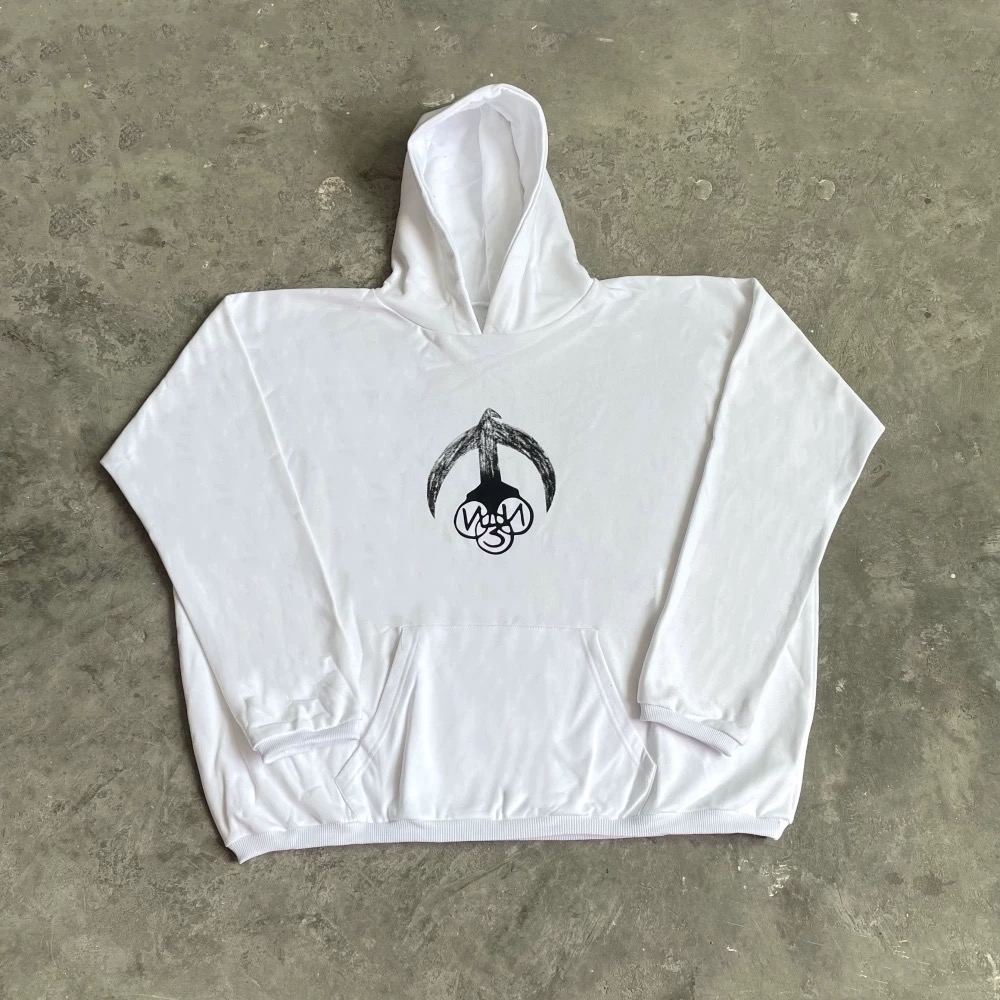 custom review-YEEZY VULTURES Album Peripheral Series Канье Хайнань Слушательная Сессия GOSHA YZY Moon Свитшот Унисекс Белый