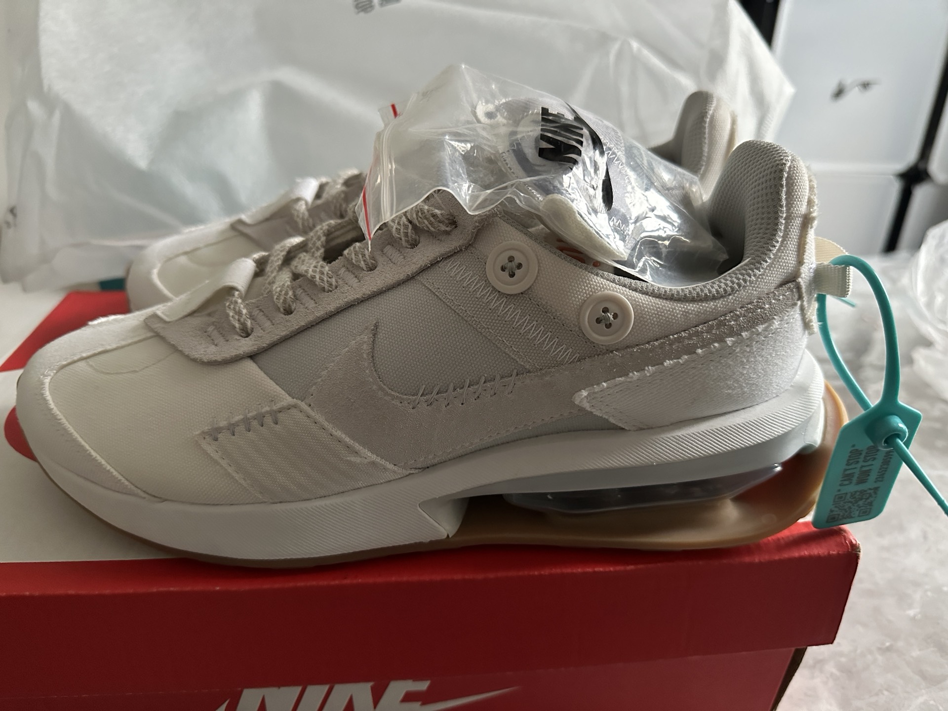 custom review-Nike Air Max Pre Day VOODOO Кукла Низкий Топ Повседневная Обувь Мужская Белый