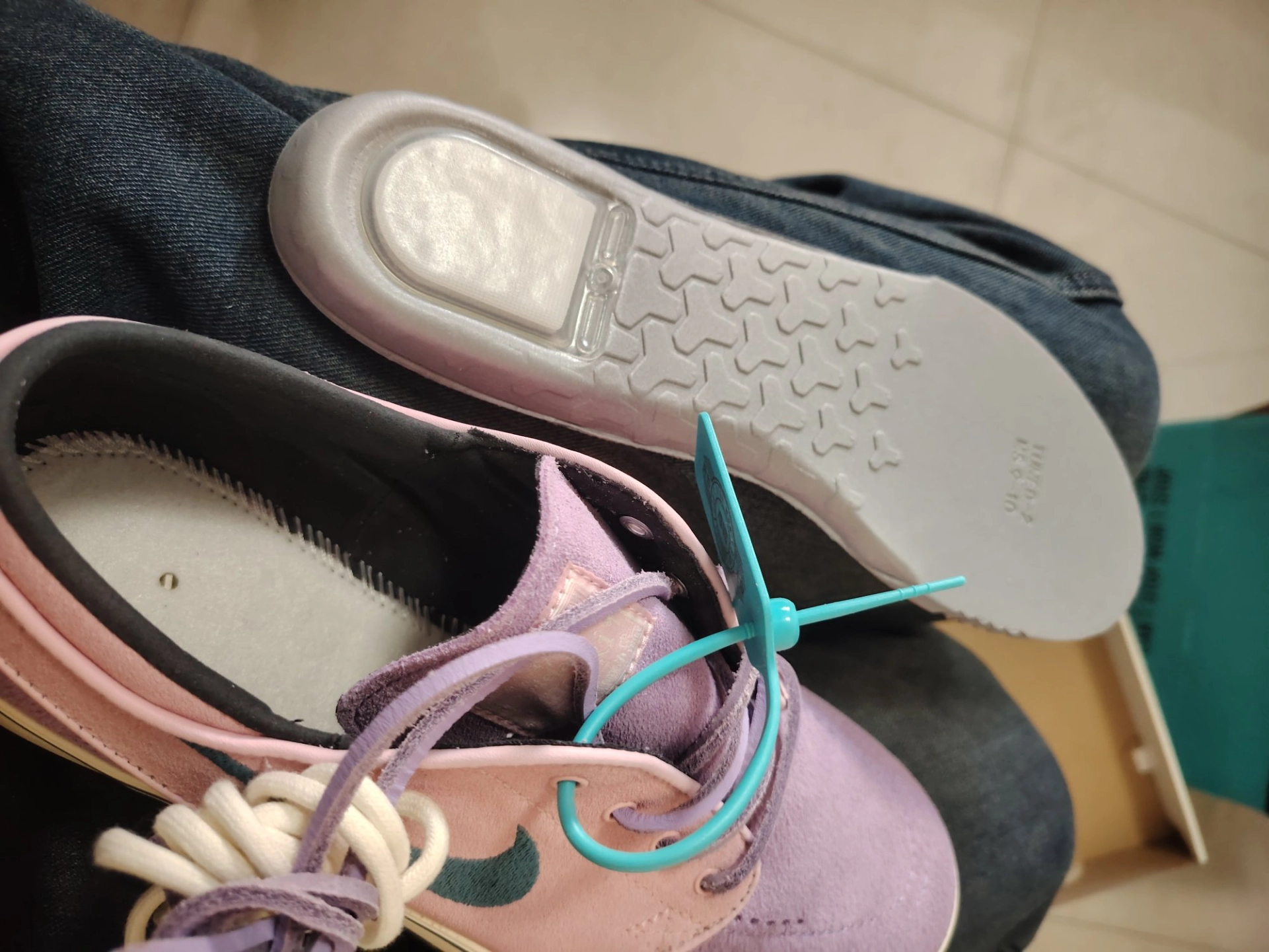 custom review-Nike SB Stefan Janoski Slip-on Resistant Low Top Скейтборд Кроссовки Унисекс Фиолетовый