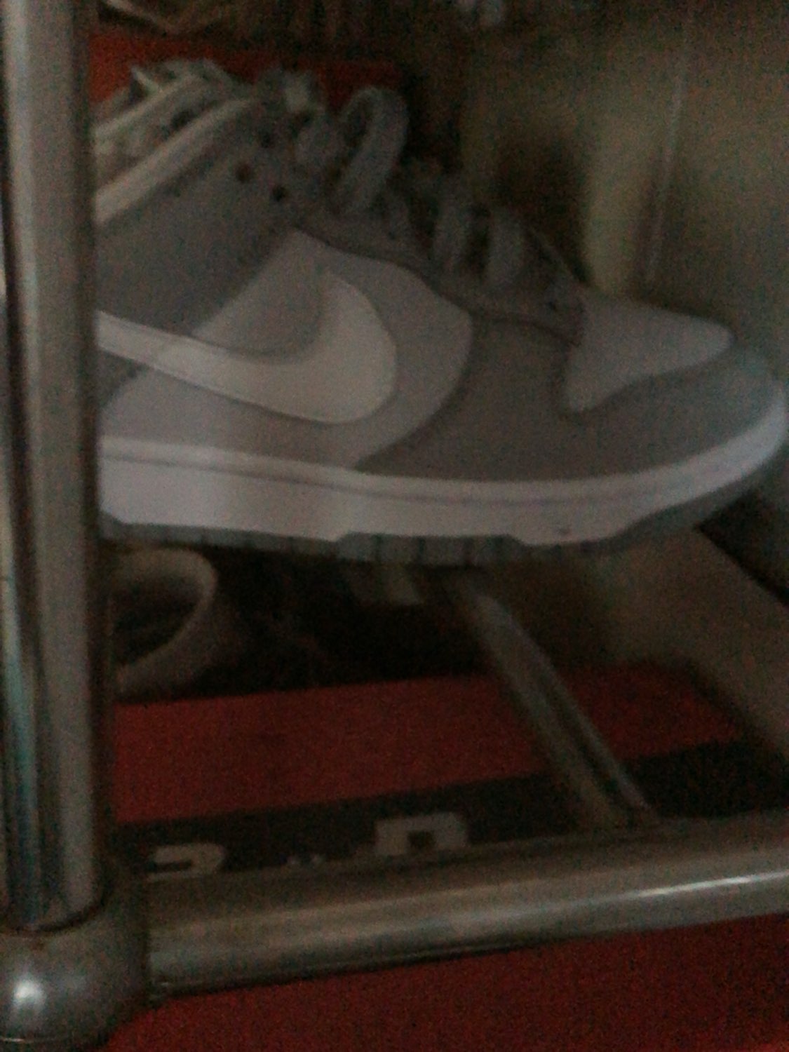 custom review-Nike Dunk Low Топ Скейтборд Кроссовки Женские Серый Белый