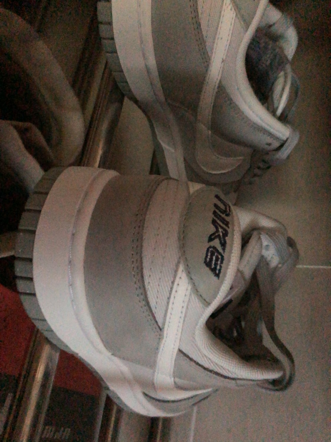 custom review-Nike Dunk Low Топ Скейтборд Кроссовки Женские Серый Белый