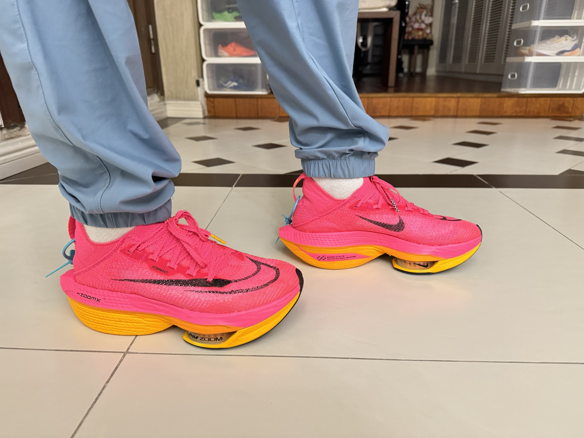 custom review-Nike Air Zoom Alphafly Next% 2 Беговые кроссовки Низкий Топ Прозрачно-розовый Женские