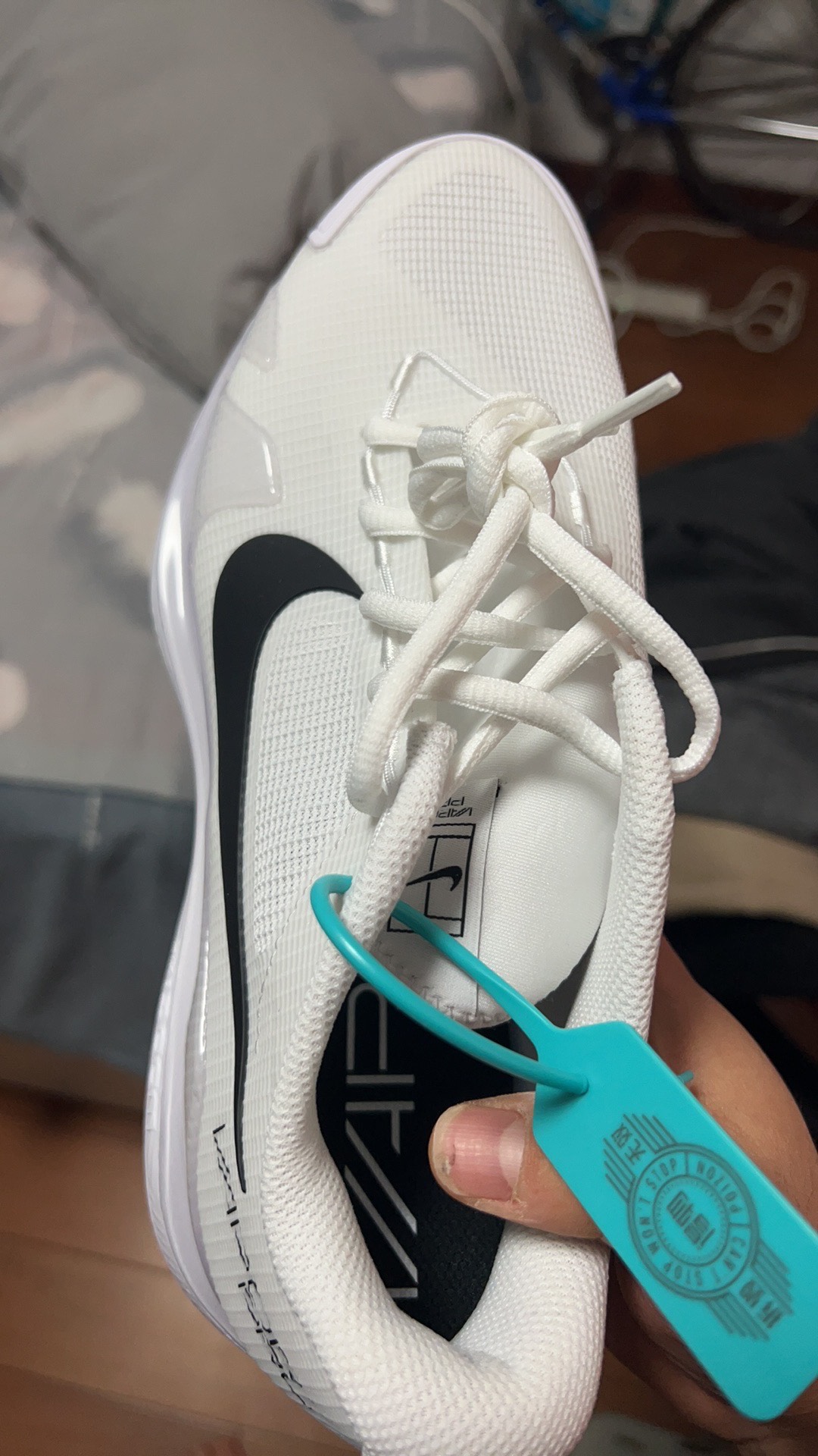 custom review-Nike Court Air Амортизация Низкий Топ Теннисные Кроссовки Мужские Белый Черный