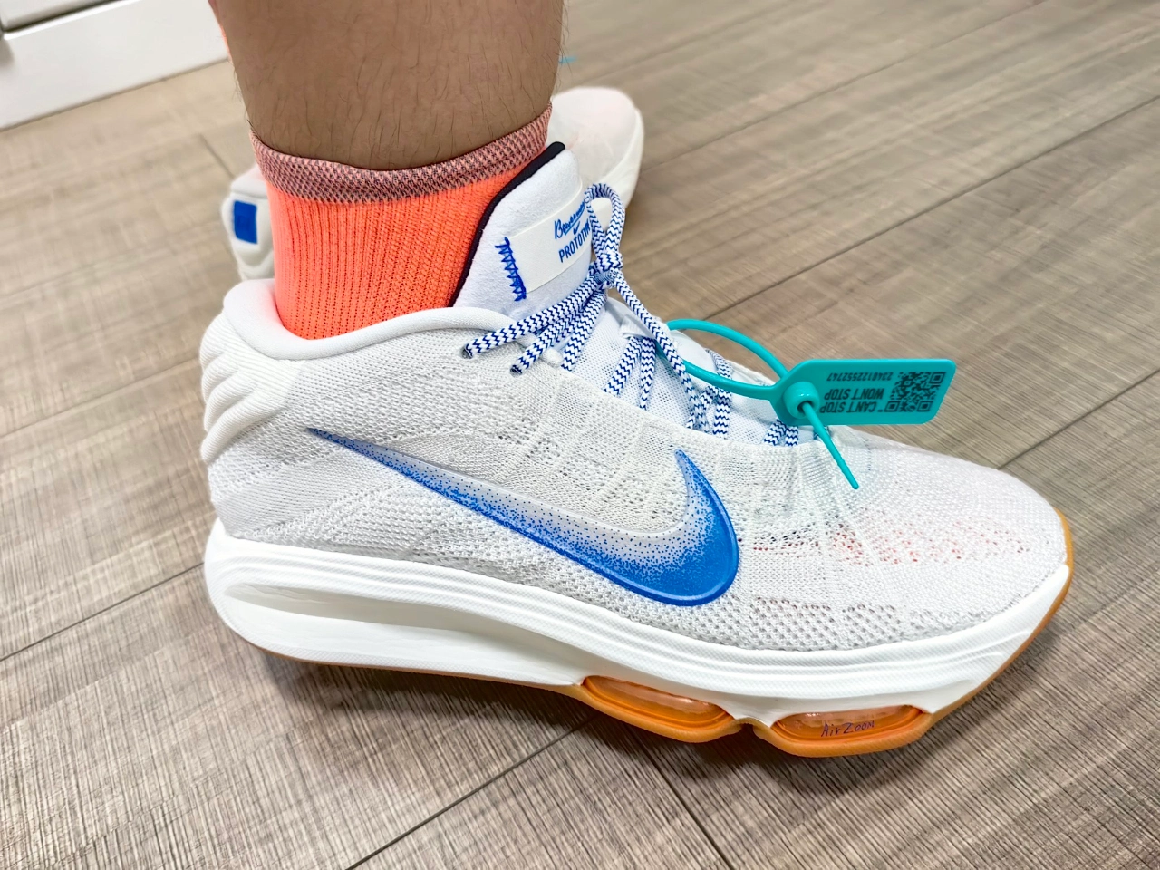 custom review-Nike Air Zoom GT Hustle 3 MID Топ Баскетбольные кроссовки Унисекс Белый Синий