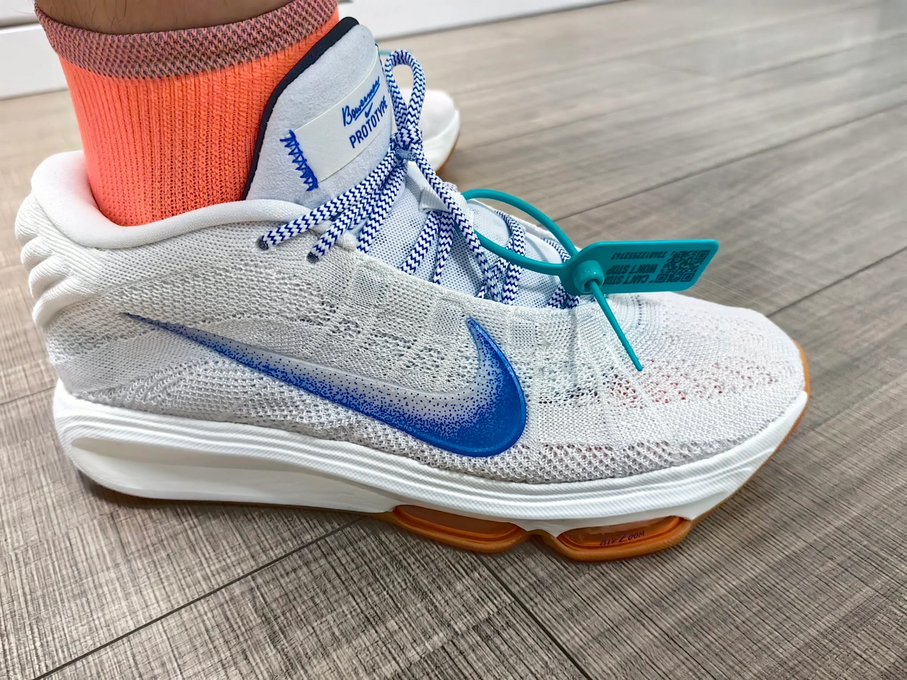 custom review-Nike Air Zoom GT Hustle 3 MID Топ Баскетбольные кроссовки Унисекс Белый Синий