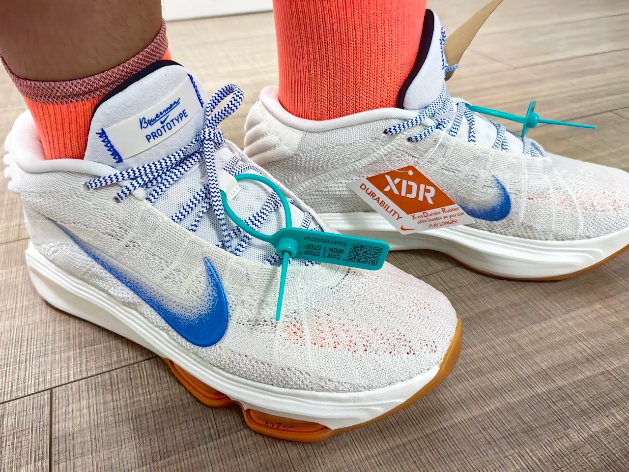 custom review-Nike Air Zoom GT Hustle 3 MID Топ Баскетбольные кроссовки Унисекс Белый Синий
