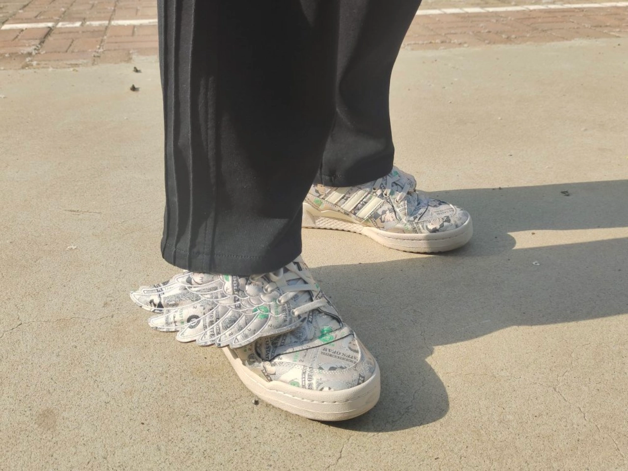 custom review-JEREMY SCOTT x Adidas Originals FORUM Low Скейтборд Кроссовки Унисекс Бежевый Зеленый