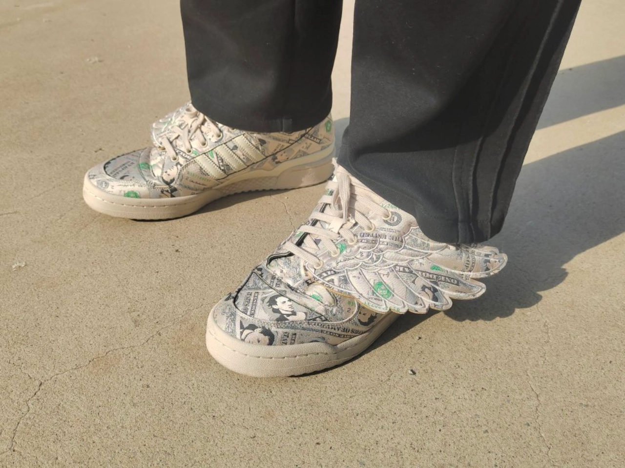 custom review-JEREMY SCOTT x Adidas Originals FORUM Low Скейтборд Кроссовки Унисекс Бежевый Зеленый
