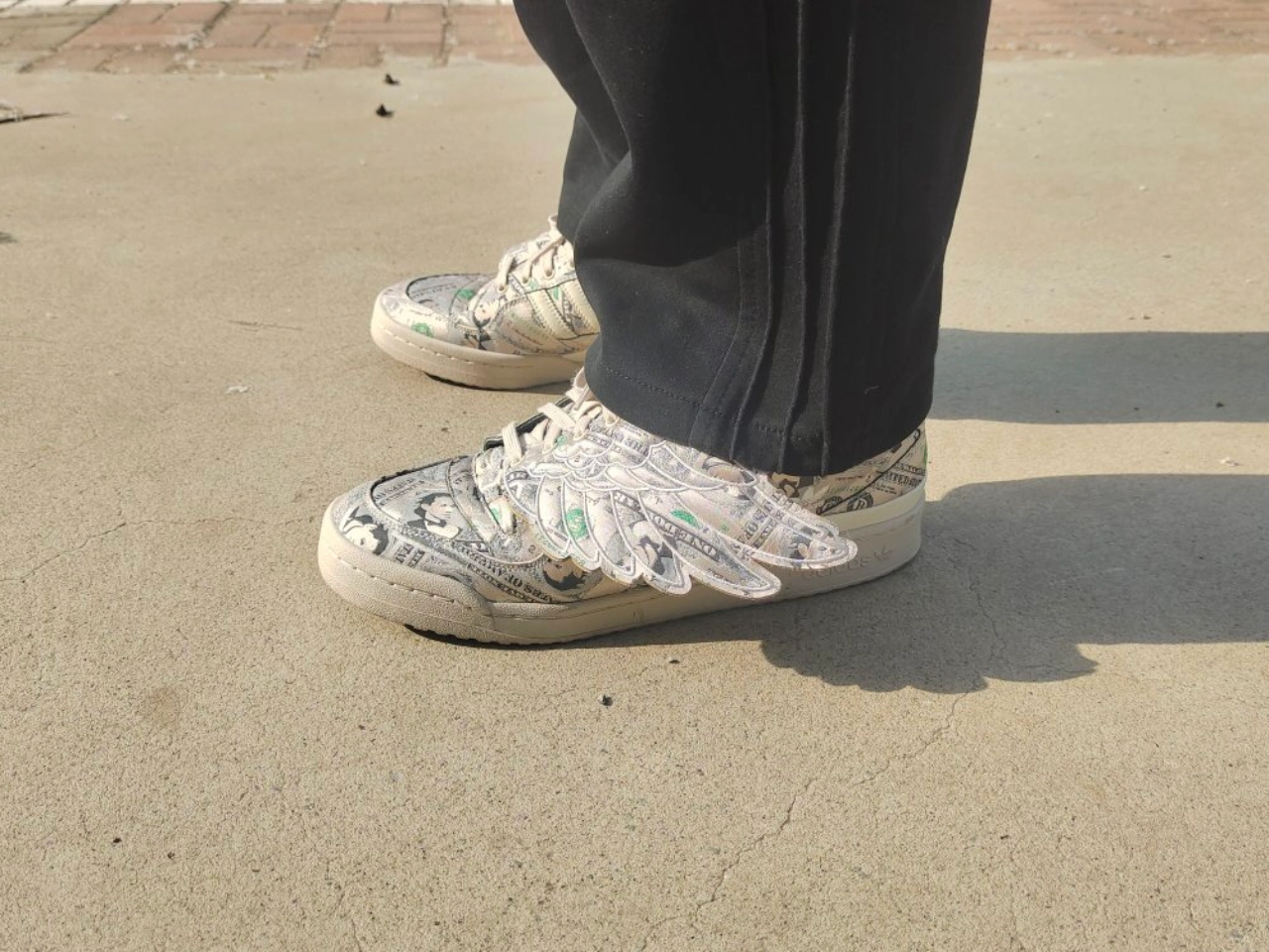 custom review-JEREMY SCOTT x Adidas Originals FORUM Low Скейтборд Кроссовки Унисекс Бежевый Зеленый
