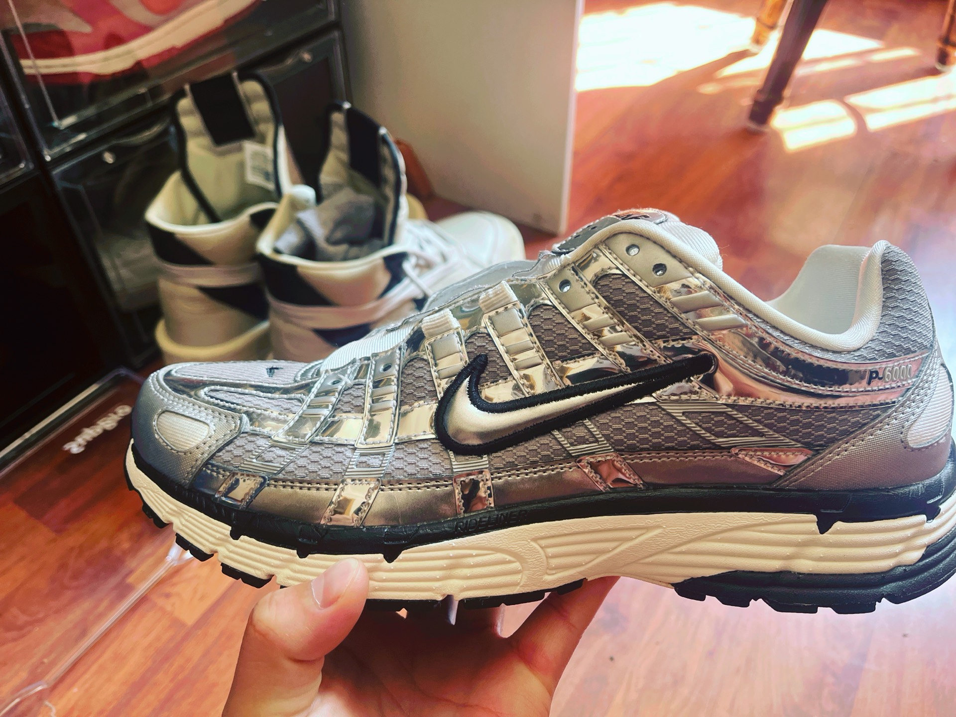 custom review-Nike P-6000 Metallic Silver