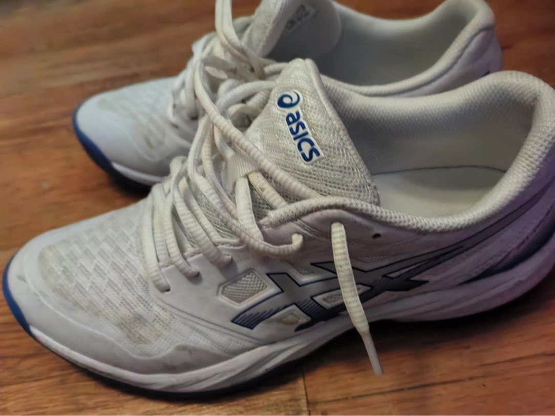 custom review-Asics Gel Court Hunter 3 Амортизация Износостойкая Низкая Обувь для Бадминтона Женская Белая Фиолетовая