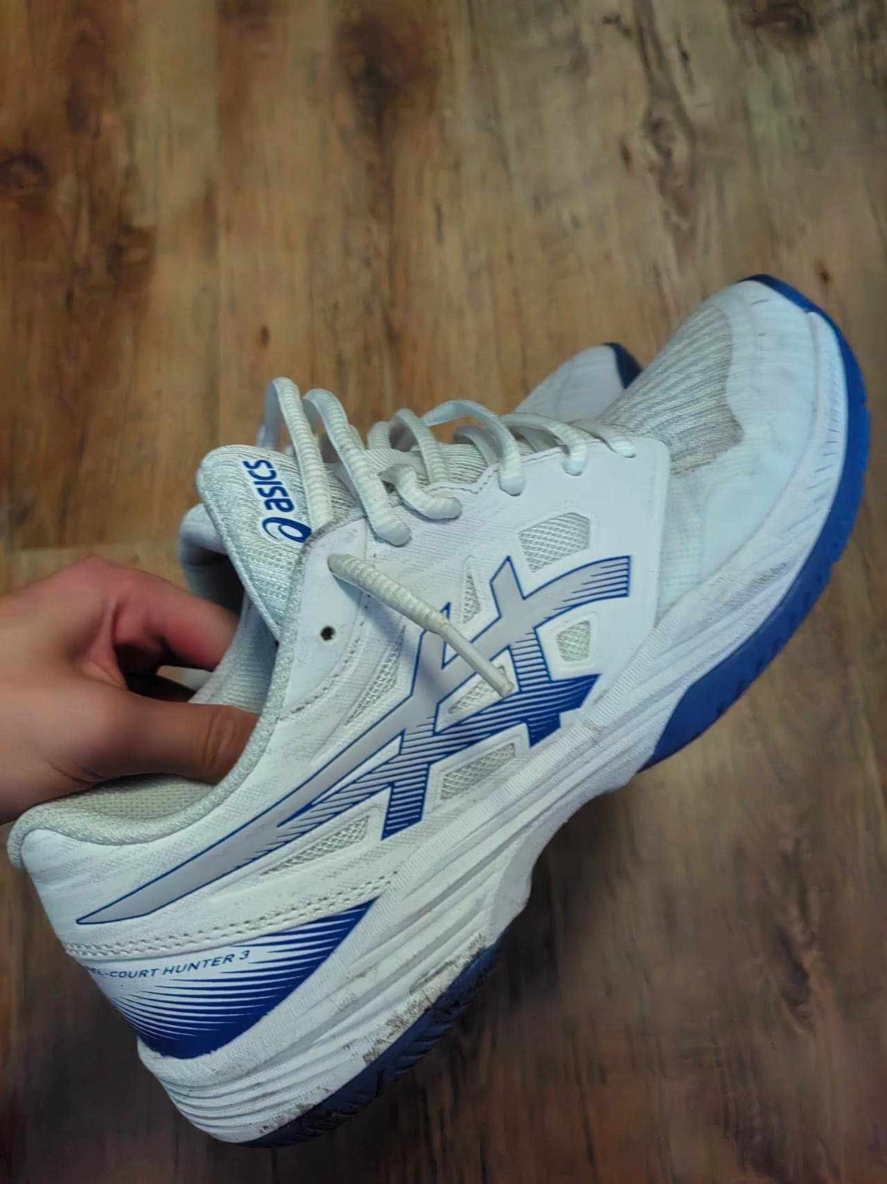 custom review-Asics Gel Court Hunter 3 Амортизация Износостойкая Низкая Обувь для Бадминтона Женская Белая Фиолетовая