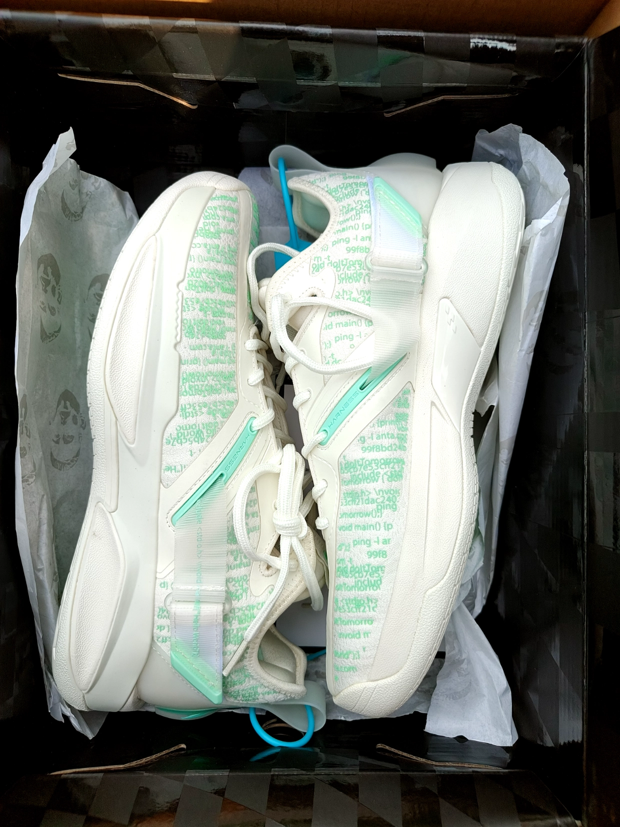 custom review-ANTA GH3 Амортизаторы Slip-Resistant Abrasion-Resistant Дышащий Низкий Топ Баскетбольные кроссовки Мужские Белый Зеленый