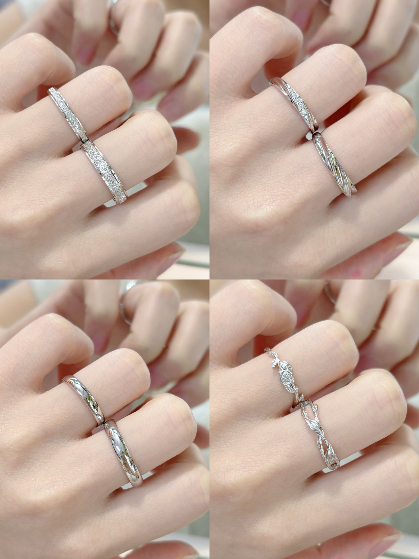 浪漫情侣对戒合集💍每一对都是我们的感情见证