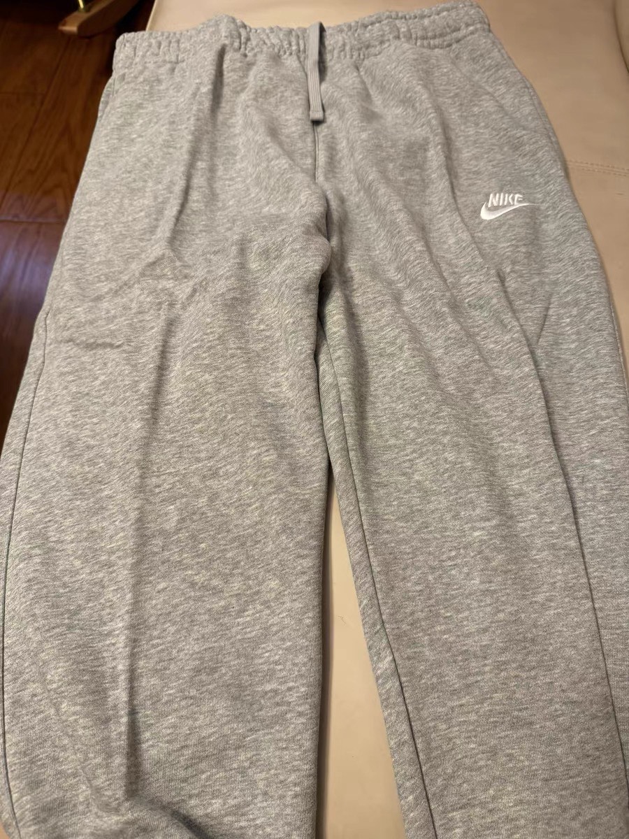 custom review-Nike Sportswear Вязаные тренировочные штаны мужские серые