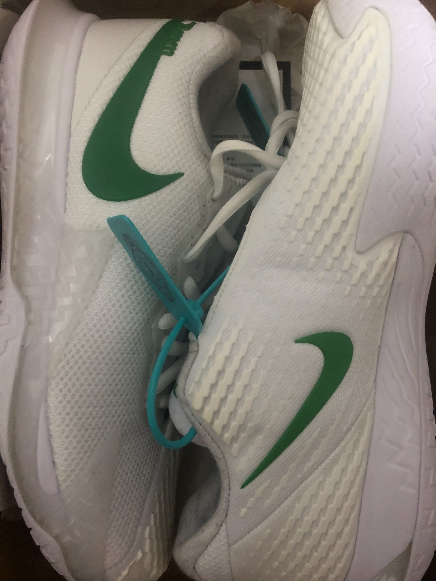 custom review-Nike Court Zoom Vapor Cage 4 RAFA Низкий Топ Теннисные Кроссовки Мужские Белые Зеленые