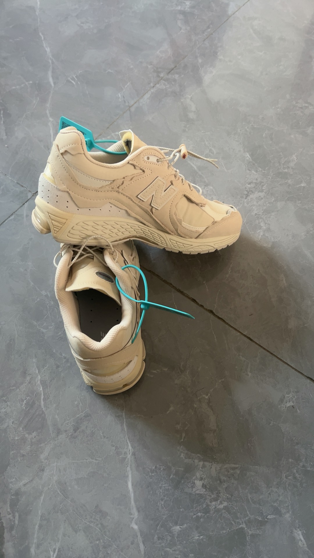 custom review-New Balance NB 2002R Low Топ Повседневный Городской Коммутирование Беговые кроссовки Унисекс Бежевый