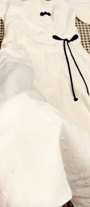 custom review-CHICCLO Короткий рукав Платье Женское Абрикосовое