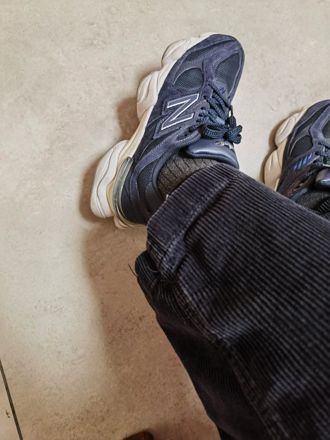 custom review-New Balance NB 9060 Амортизаторы Slip-resistant устойчивые к истиранию низкий топ повседневный унисекс синий