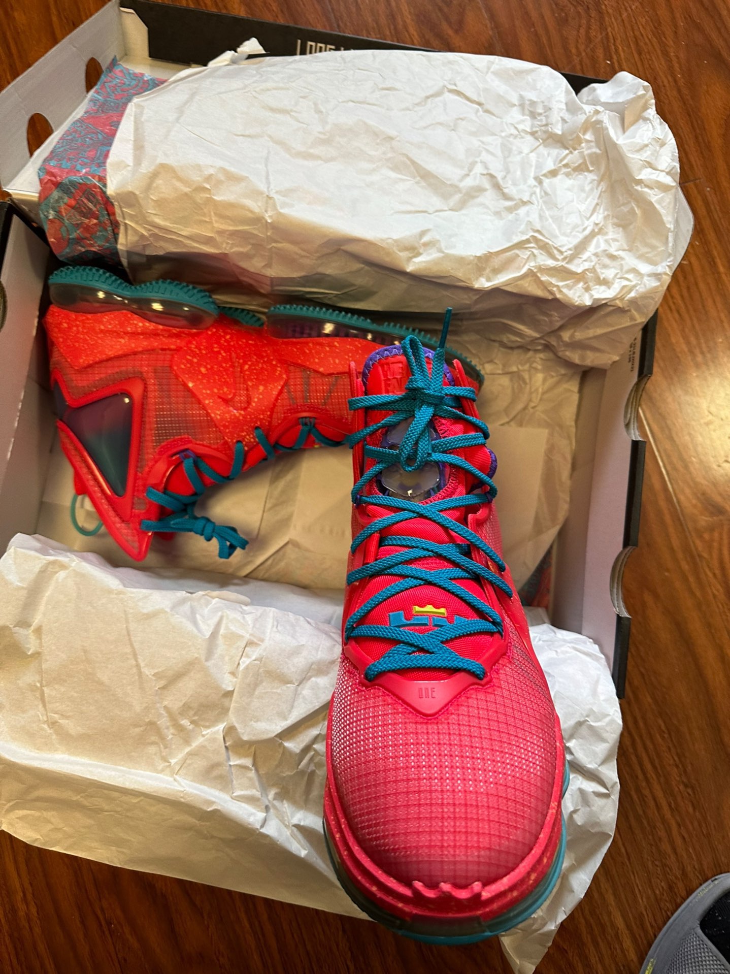 custom review-Nike Lebron 19 LeBron EP 19 High Топ Air Max Воздух Zoom Баскетбольные кроссовки для игры Унисекс Красный синий Азиатская Версия