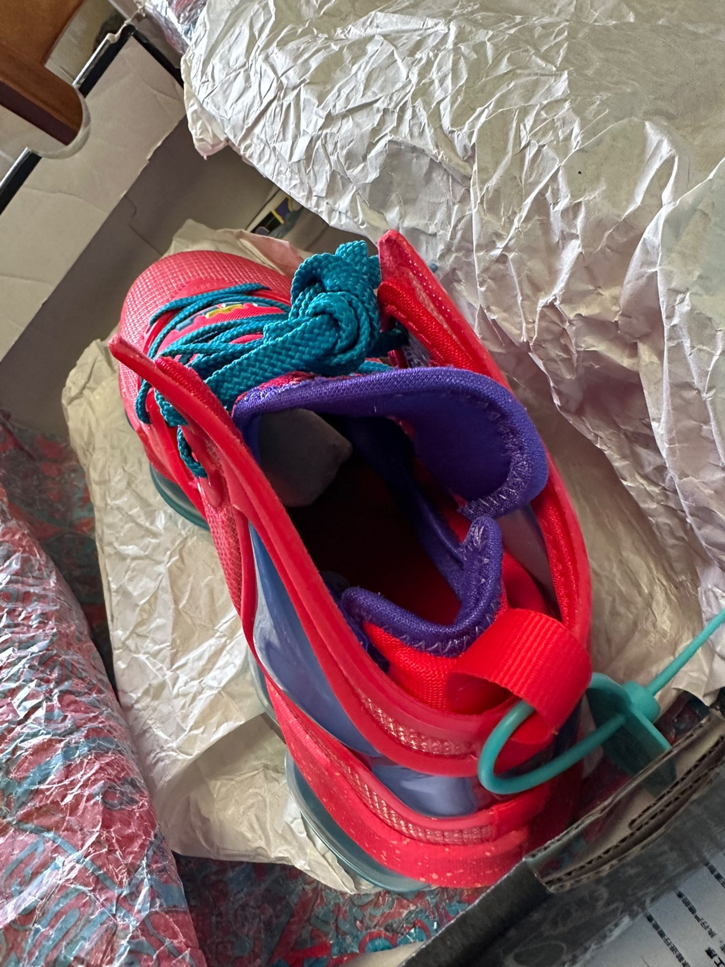 custom review-Nike Lebron 19 LeBron EP 19 High Топ Air Max Воздух Zoom Баскетбольные кроссовки для игры Унисекс Красный синий Азиатская Версия