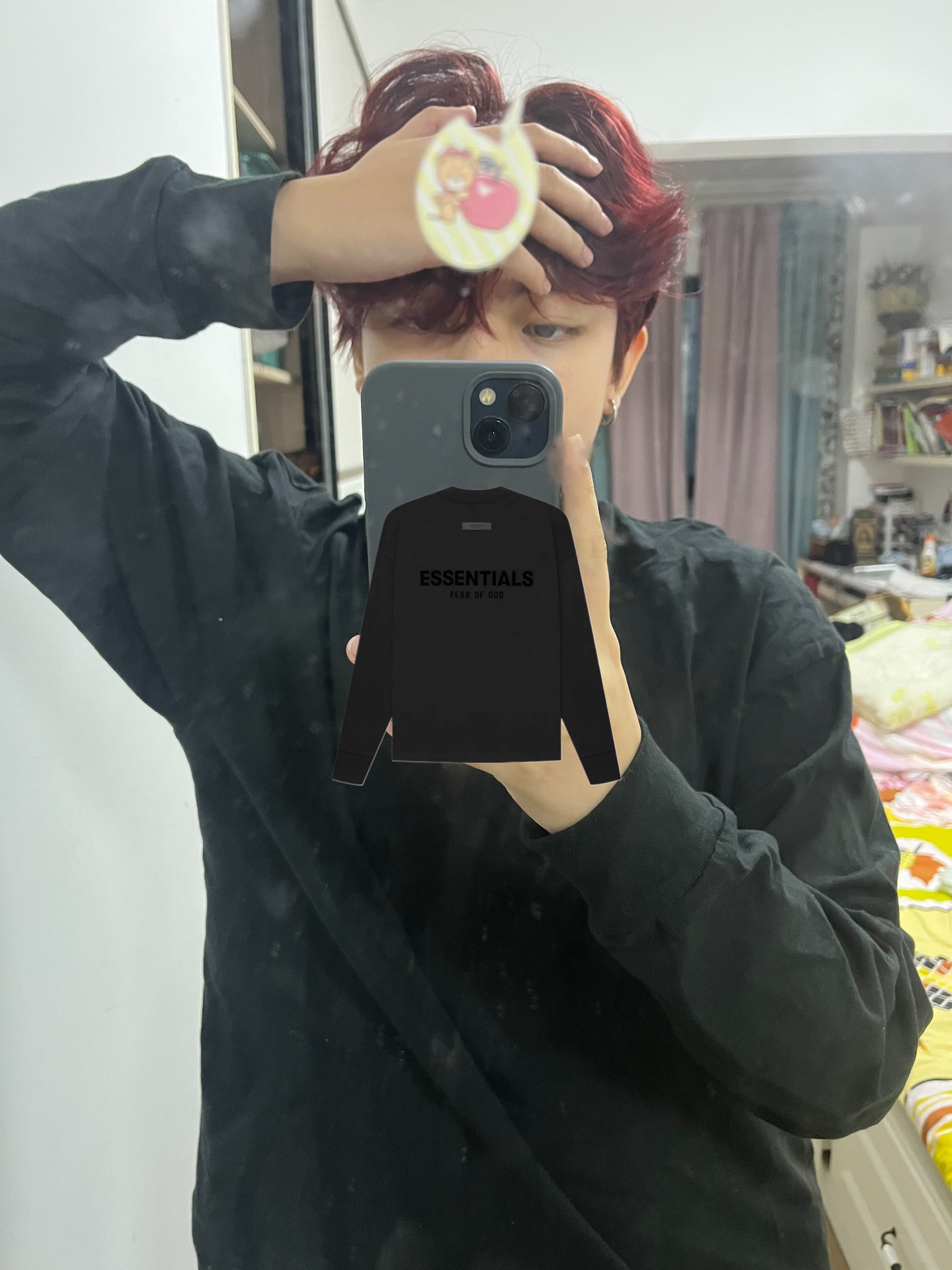 custom review-Fear of God ESSENTIALS T-Shirt Унисекс Черный