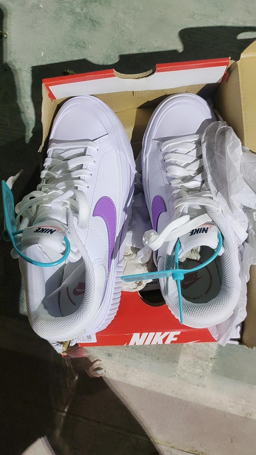 custom review-Nike Court Legacy Low Топ Кроссовки для скейтбординга Женские Белые Фиолетовые