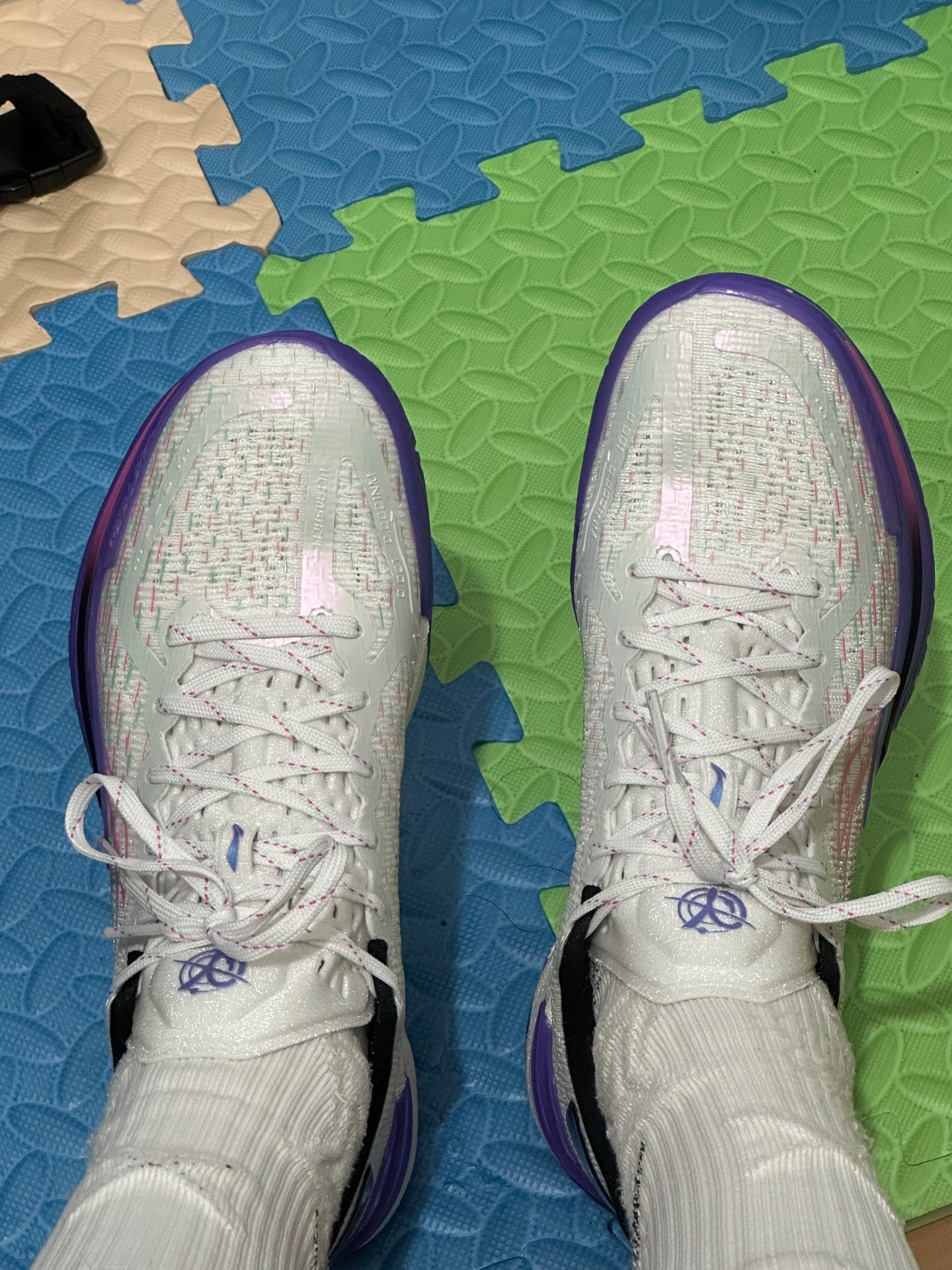 custom review-LiNing Gamma Cushioning Anti-Slip And Wear-Resistant Support Lightweight Low-Top Basketball Shoes Men Purple White