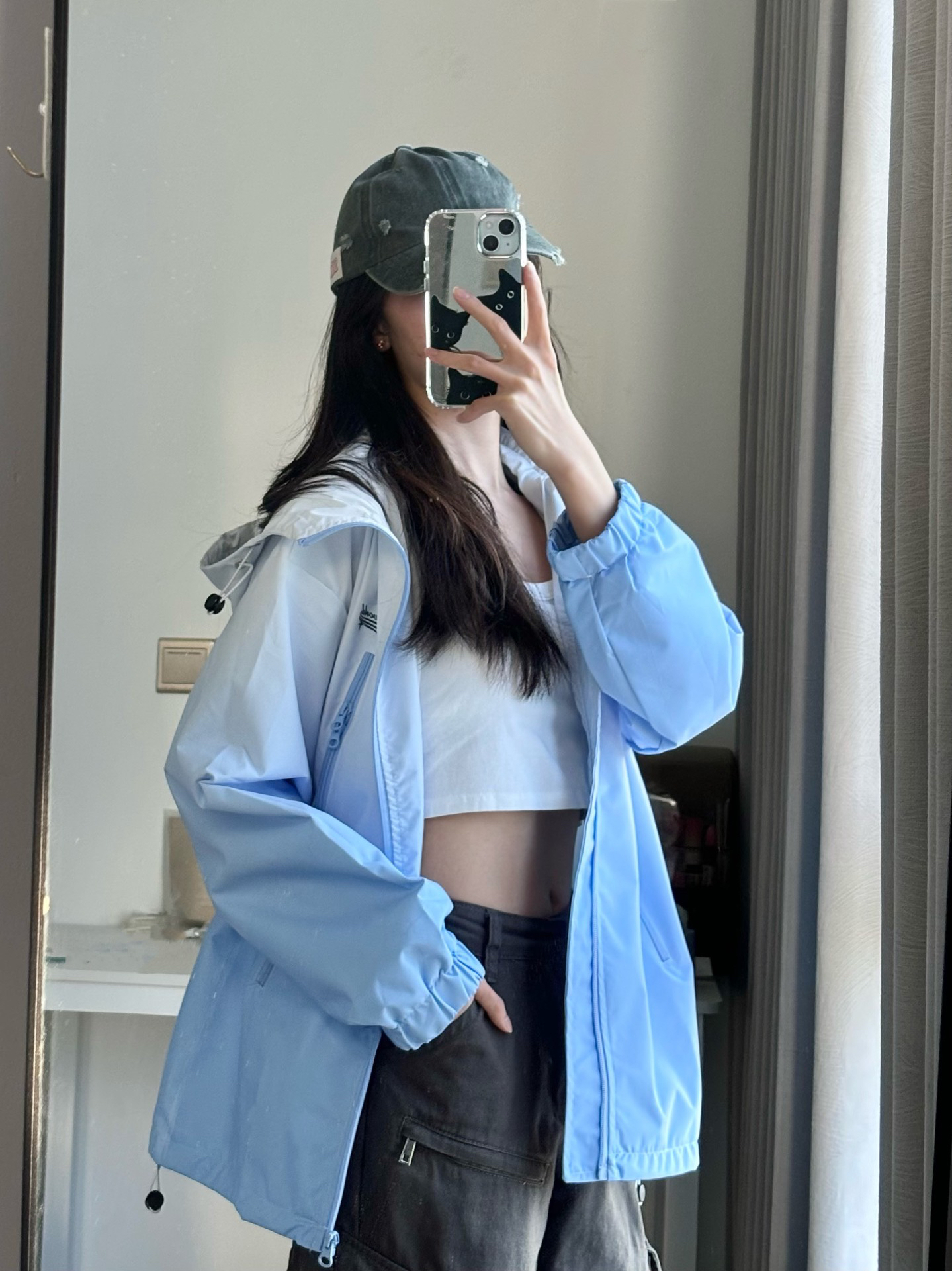 ootd | 天蓝色夹克真的很帅