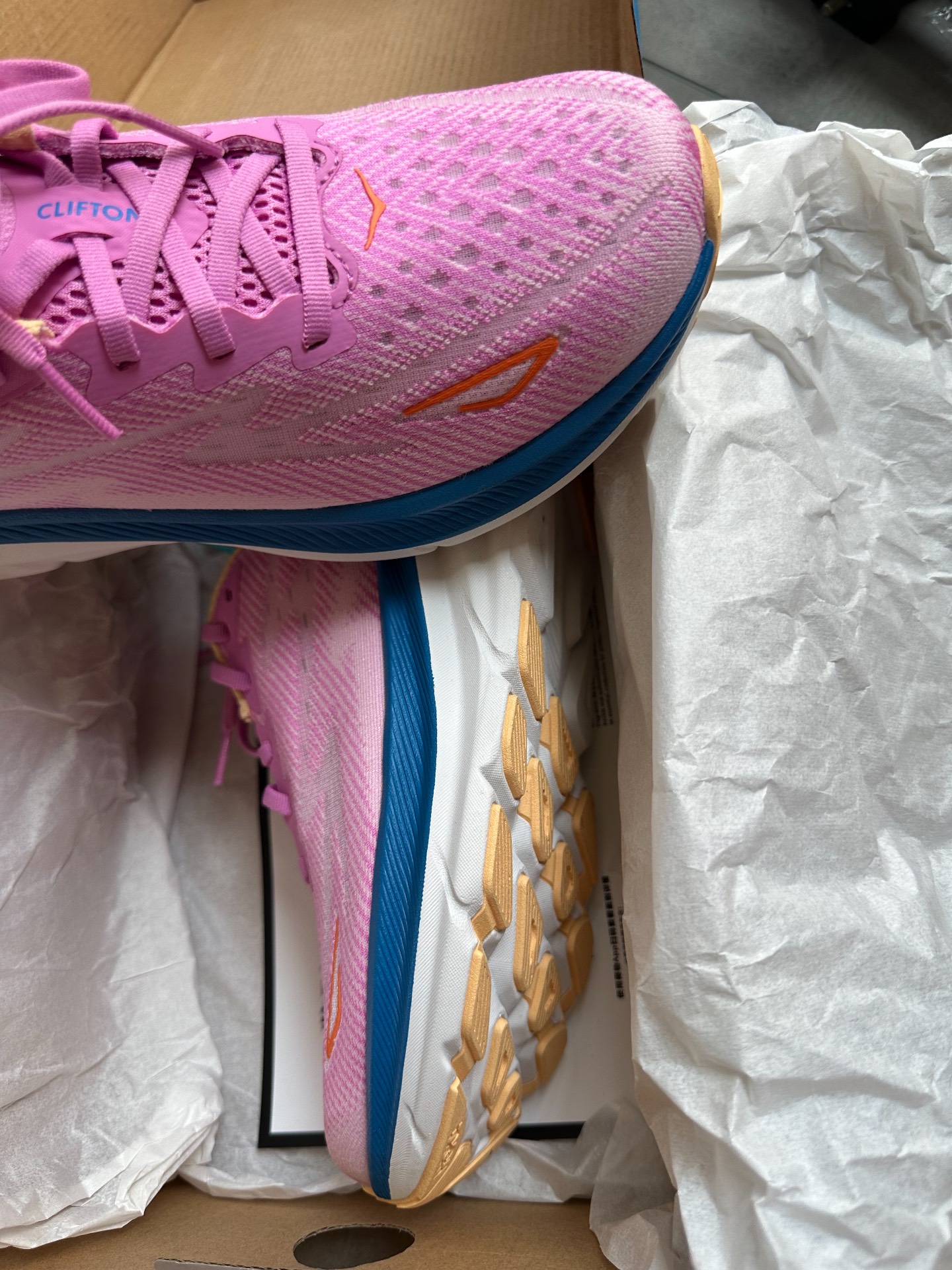 custom review-HOKA ONE ONE Clifton 9 Low Топ Повседневные Беговые Кроссовки Женские Розовый Фиолетовый Синий