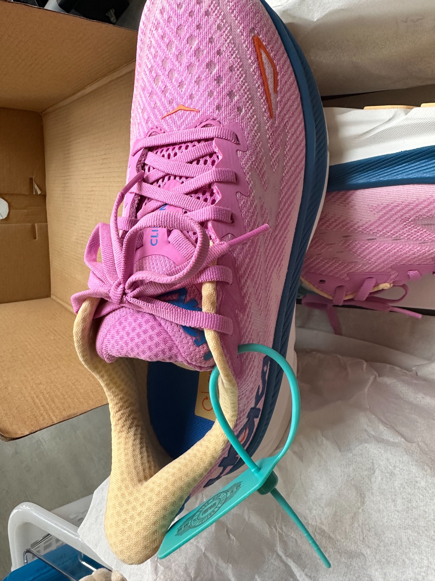 custom review-HOKA ONE ONE Clifton 9 Low Топ Повседневные Беговые Кроссовки Женские Розовый Фиолетовый Синий