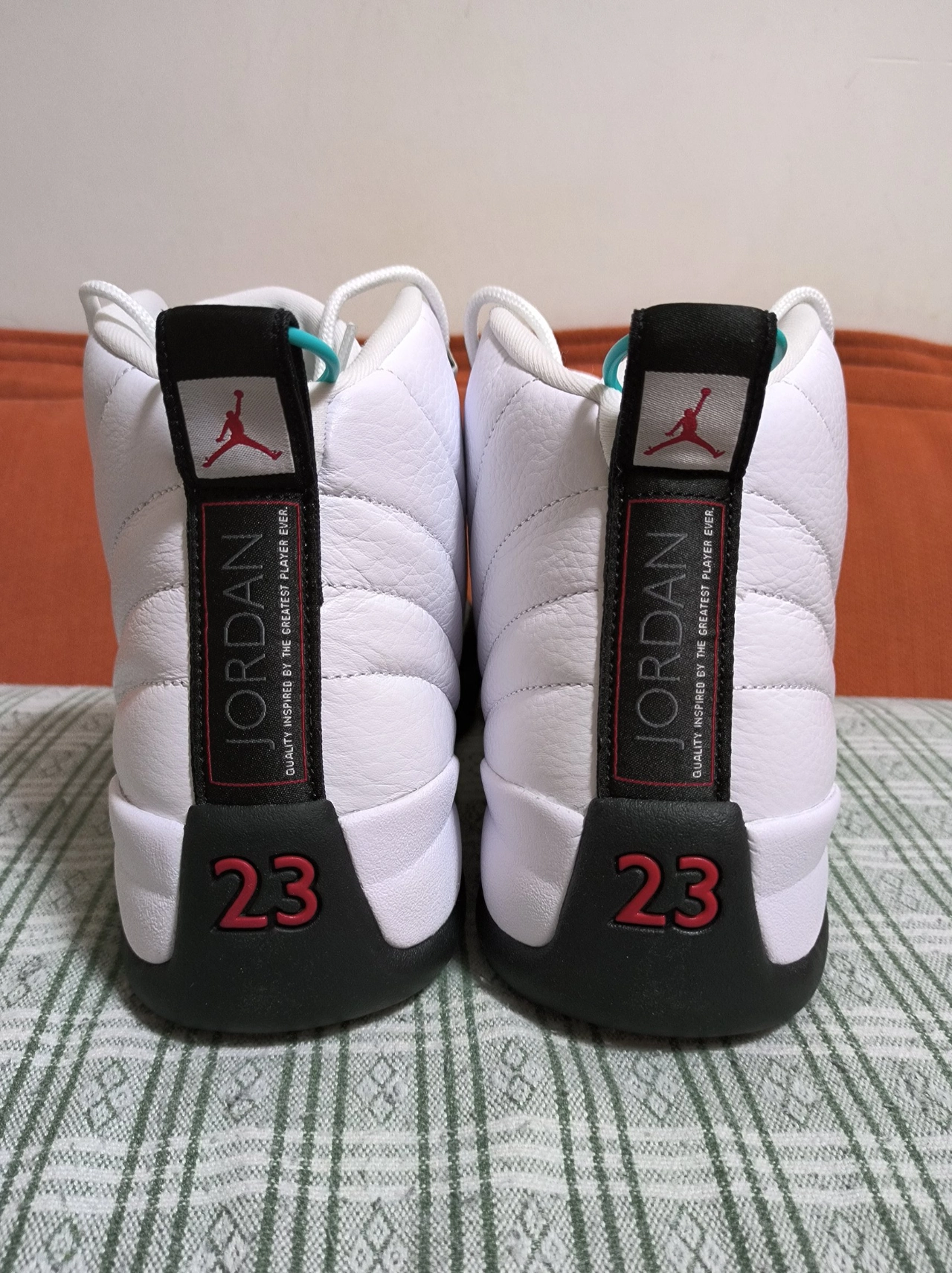 custom review-Air Jordan 12 'Red Taxi'